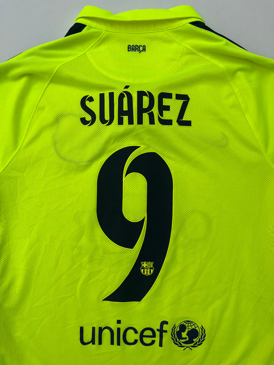Jersey Barcelona Tercera 2014 2015 Versión Jugador Luis Suárez (M)