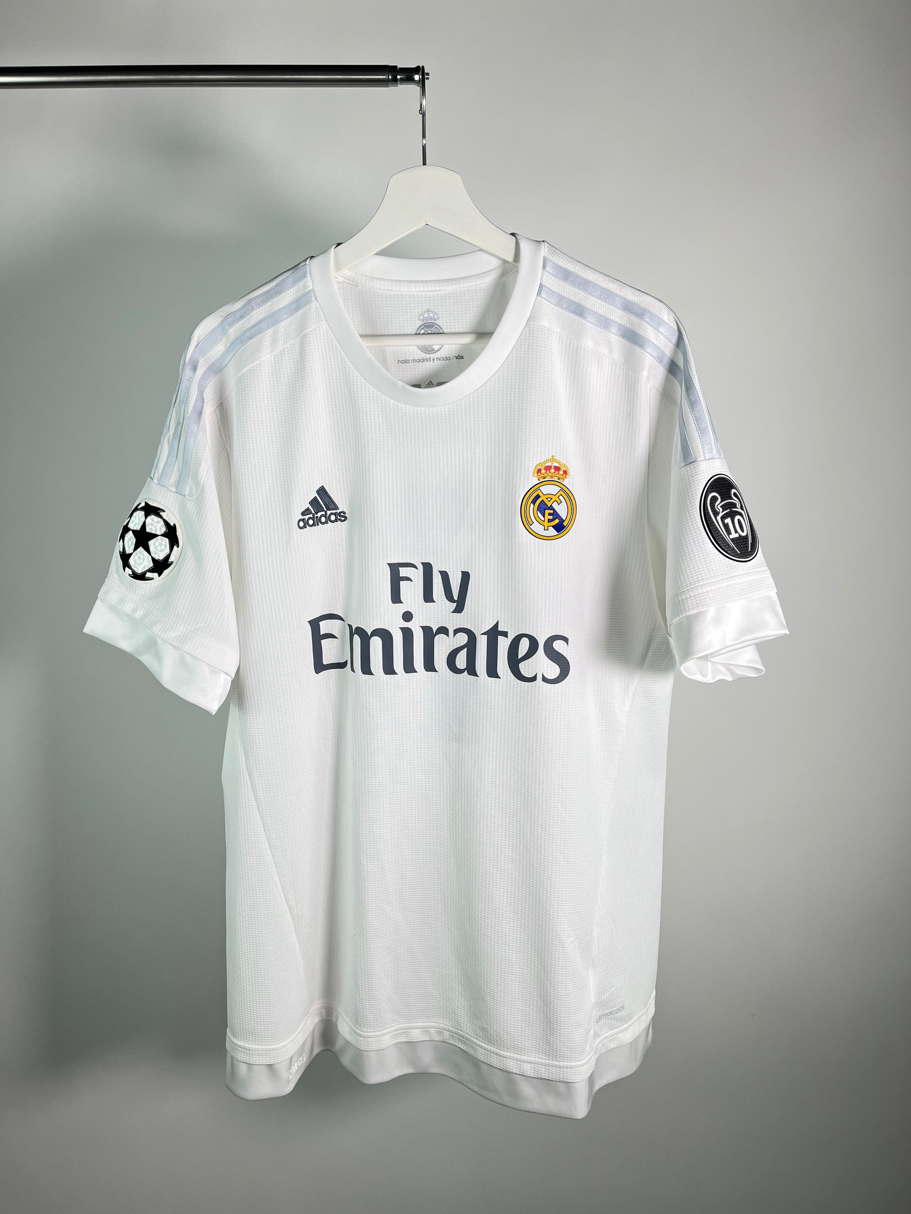Jersey Real Madrid Local 2015 2016 *Champions League* Cristiano Ronaldo (XL)