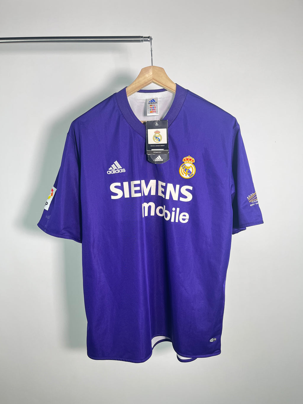 Jersey Real Madrid Tercera 2002 2003 *Edición Centenario C/Etiquetas* Ronaldo Nazario (XL)