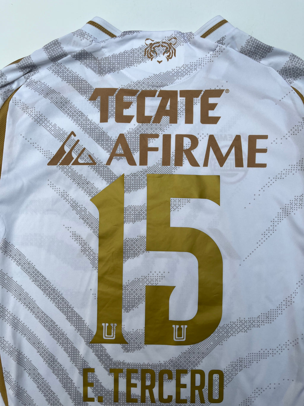 Jersey Tigres Tercero 2024 2025 Match Worn Eduardo Tercero (L)