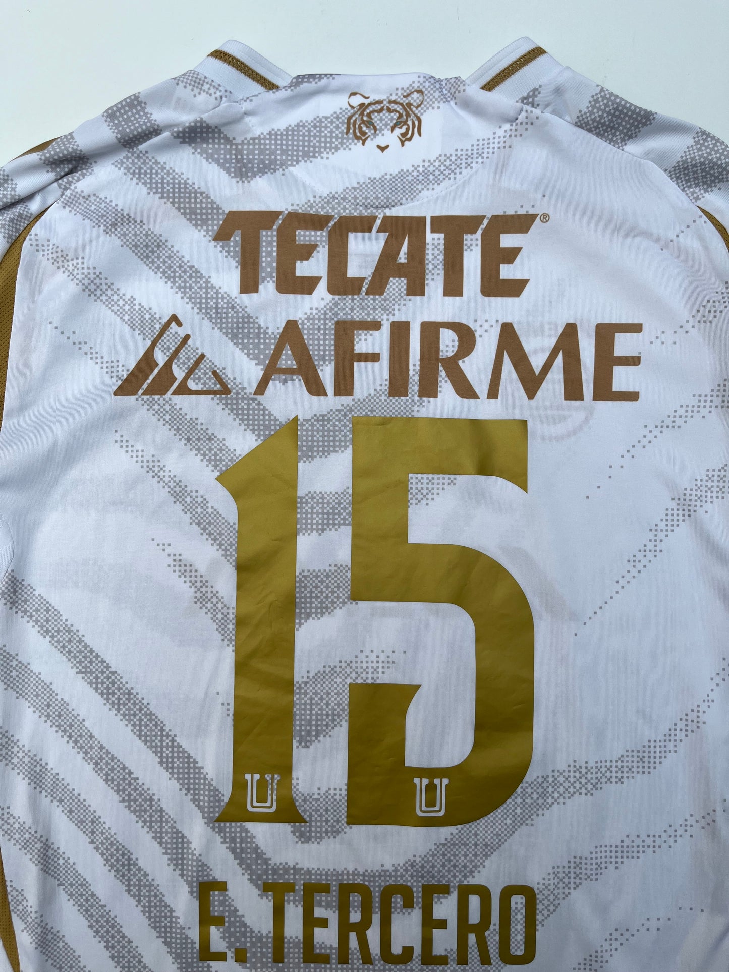 Jersey Tigres Tercero 2024 2025 Match Worn Eduardo Tercero (L)