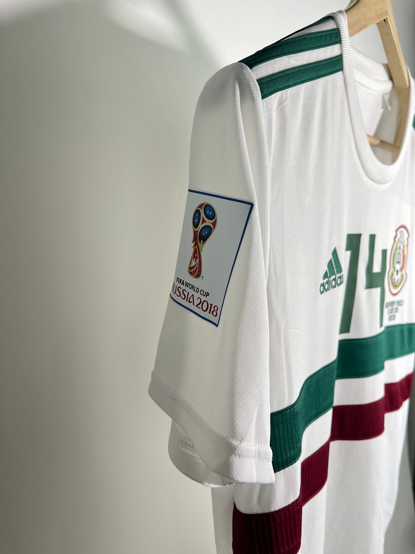 Jersey México Visita 2018 2019 *Match Detail vs Corea del Sur* Javier Hernández (L)