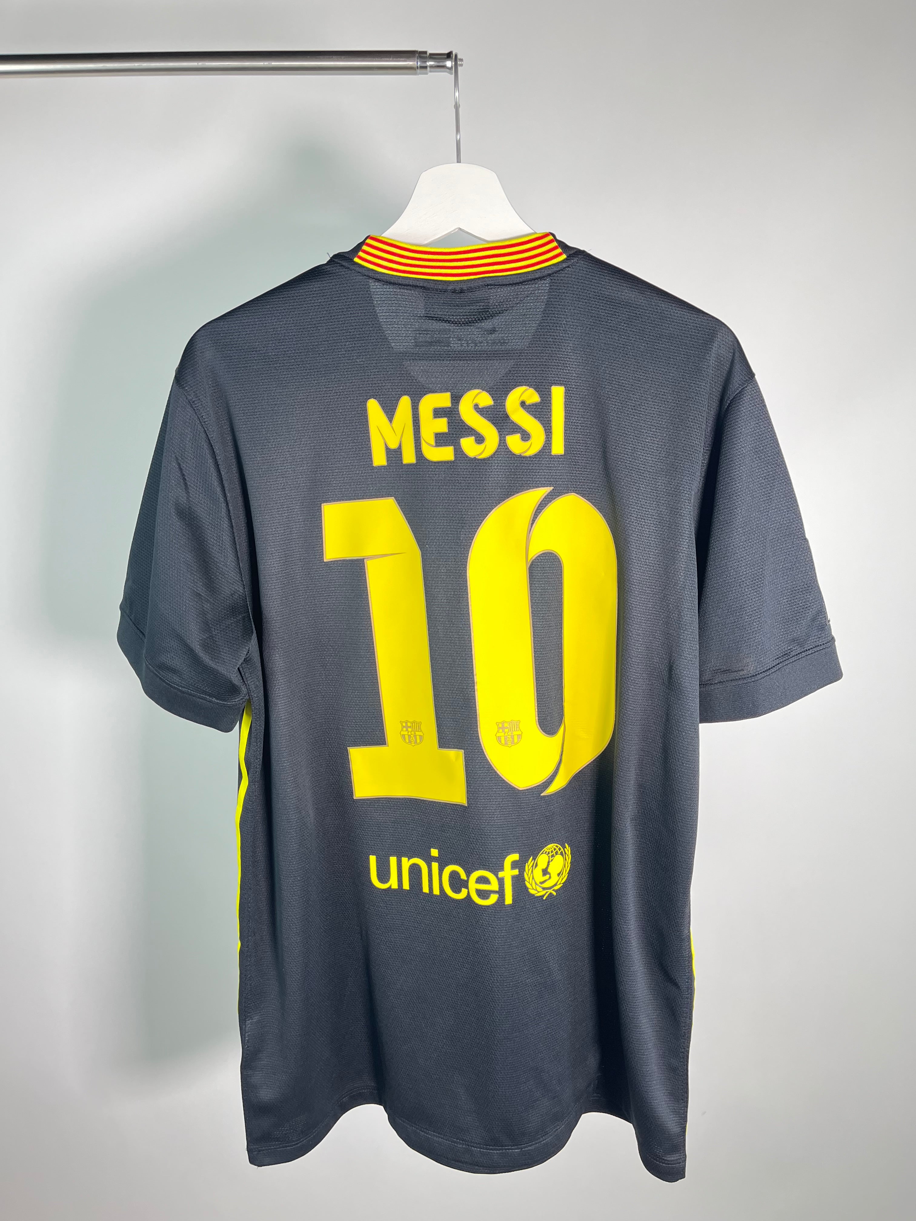 Jersey Barcelona Tercero 2013 2014 Lionel Messi (L)