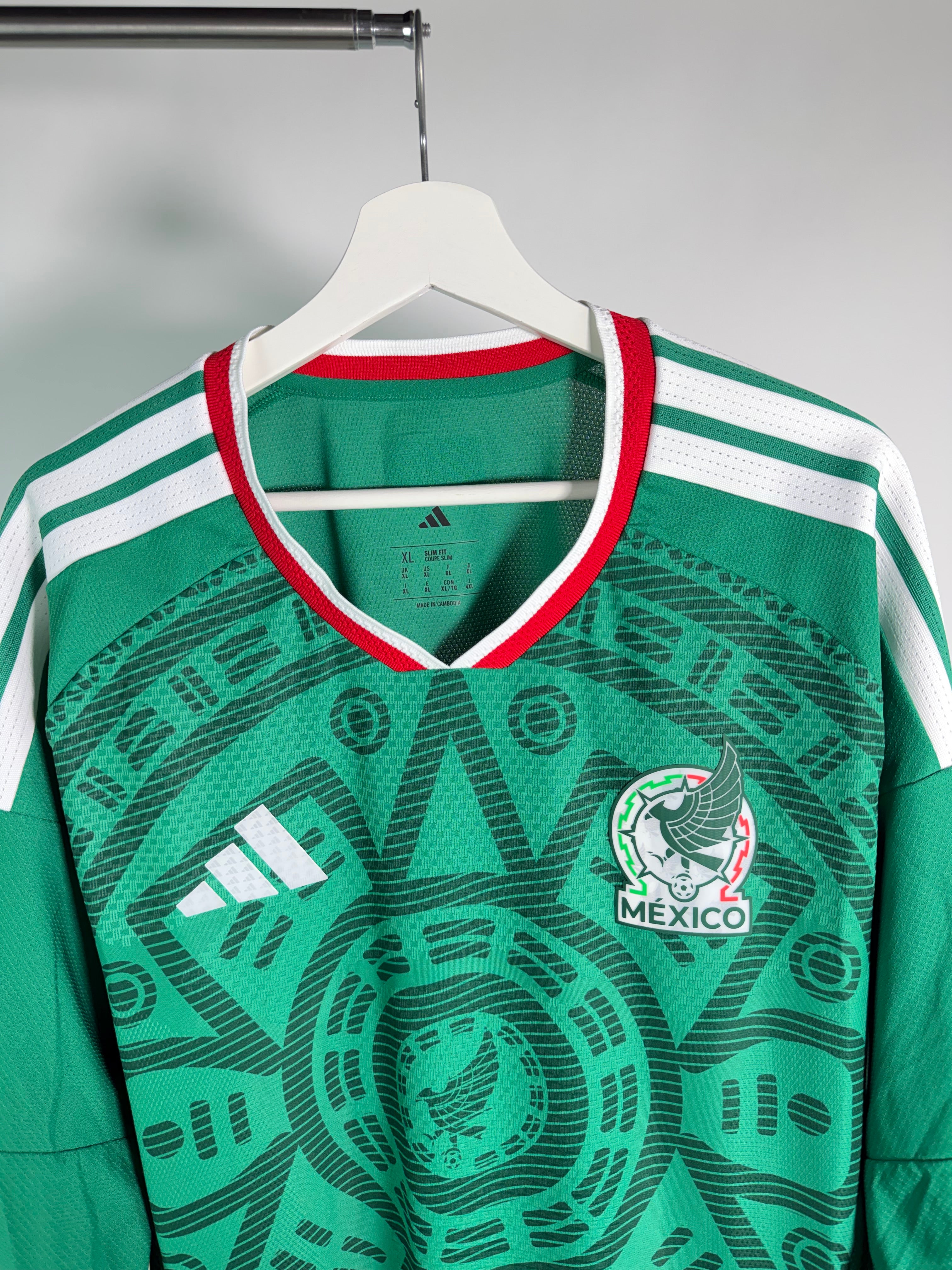 Jersey México Local 2026 2027 Manga Larga Versión Jugador (XL)
