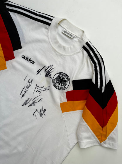 Playera Alemania 1990 1992 Autografiado (M)