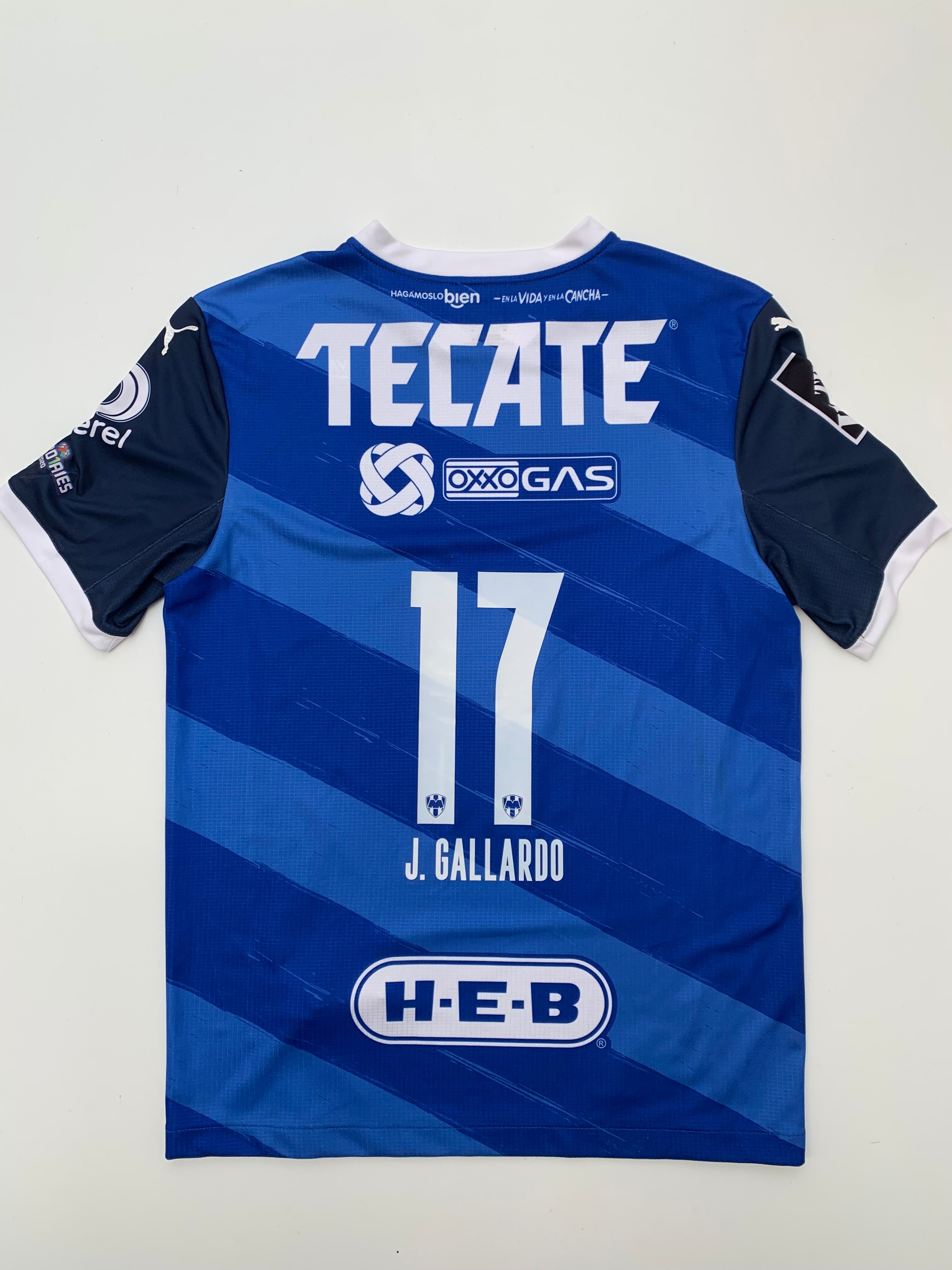 Jersey Rayados Monterrey Visita 2020 2021 Match Worn Jesús Gallardo (M)