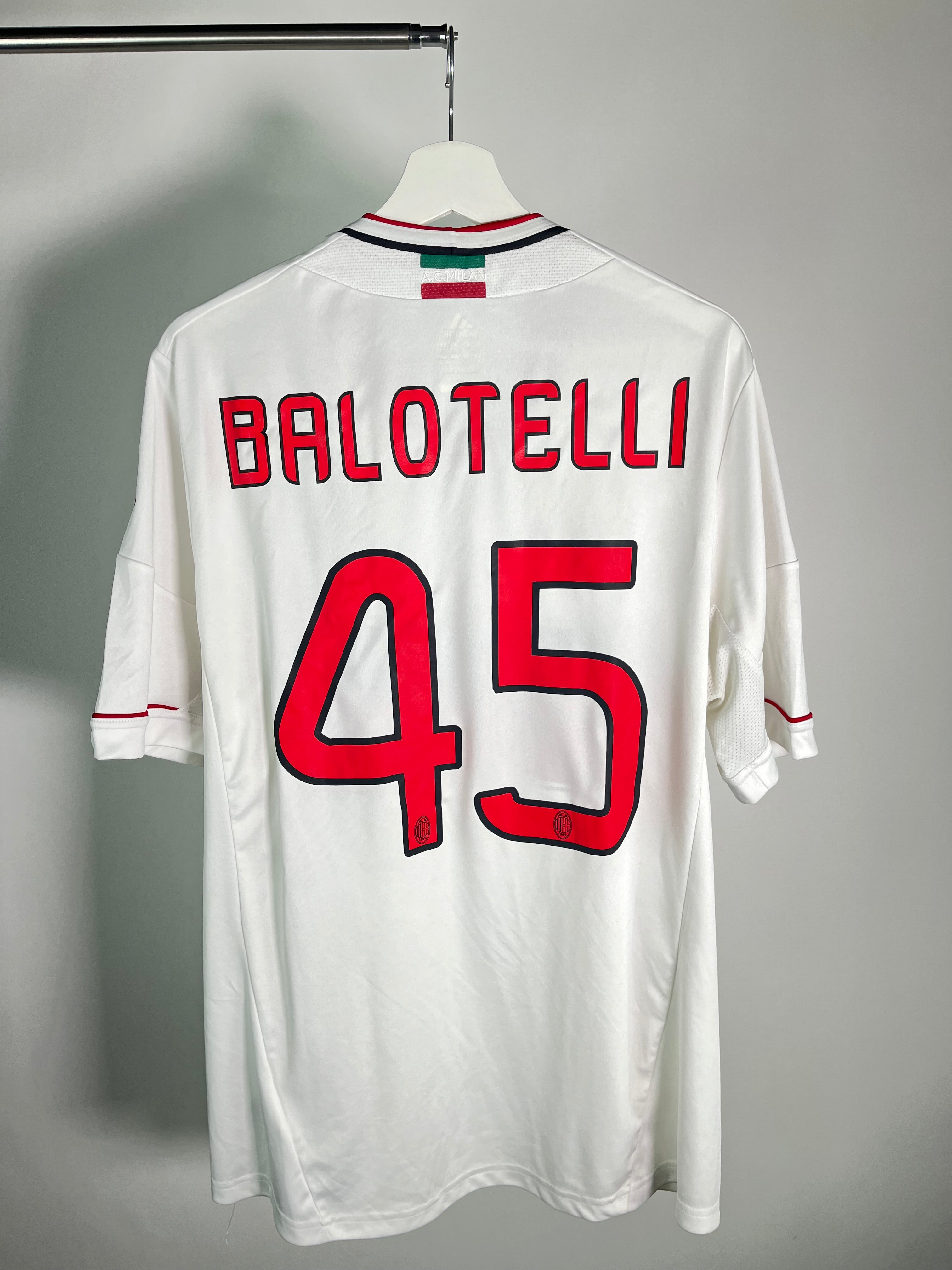 Jersey AC Milán Visita 2012 2013 Mario Balotelli (XL)