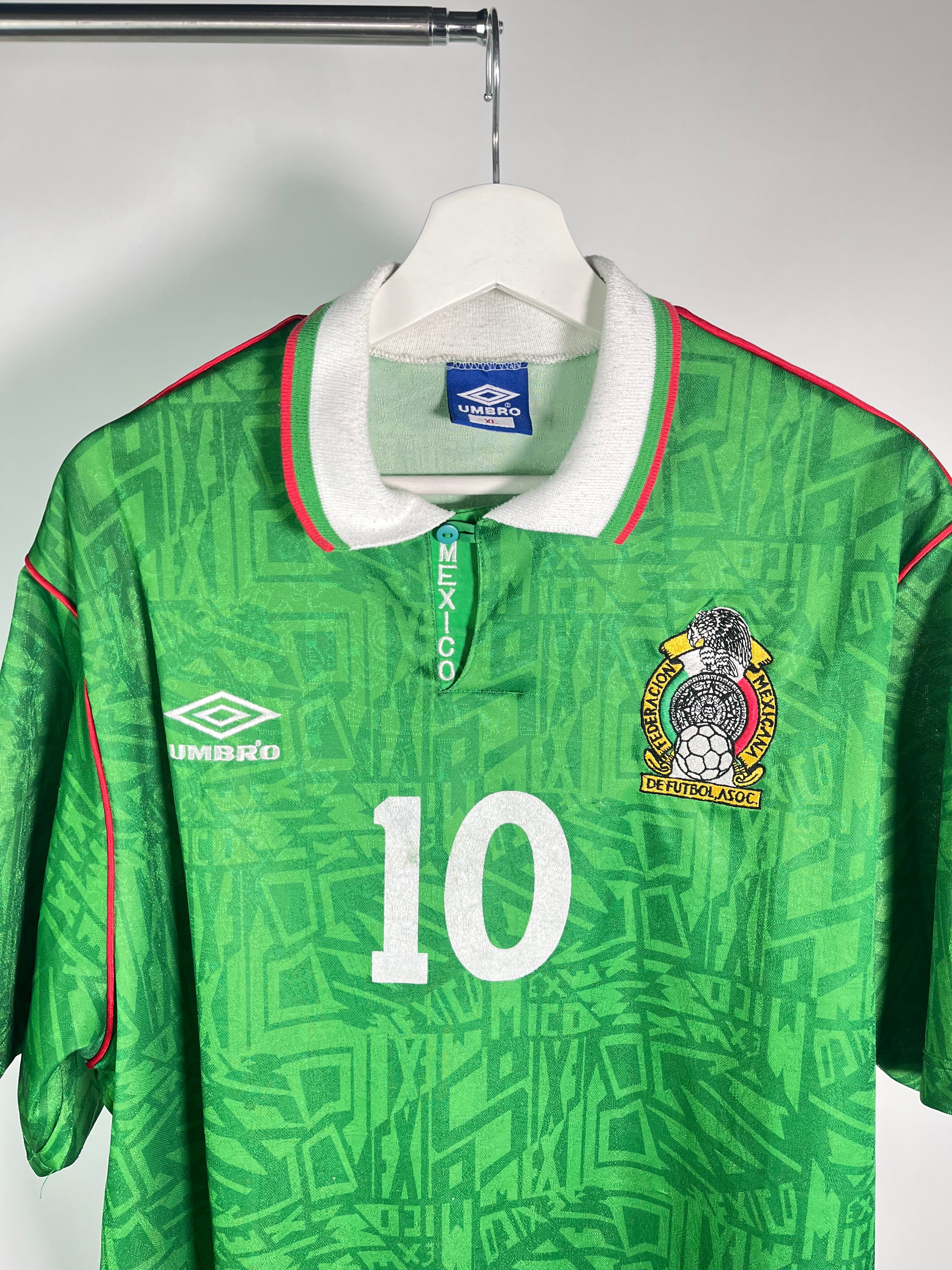 Jersey México Local 1993 1994 Utilería Luis García (XL)