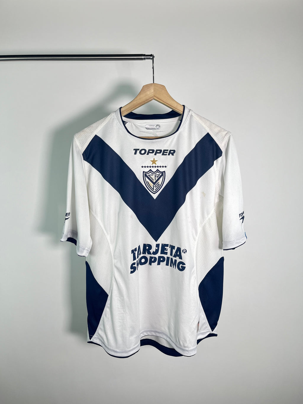 Jersey Velez Sarsfield Local 2007 2008 Match Worn Sebastián Méndez (M)