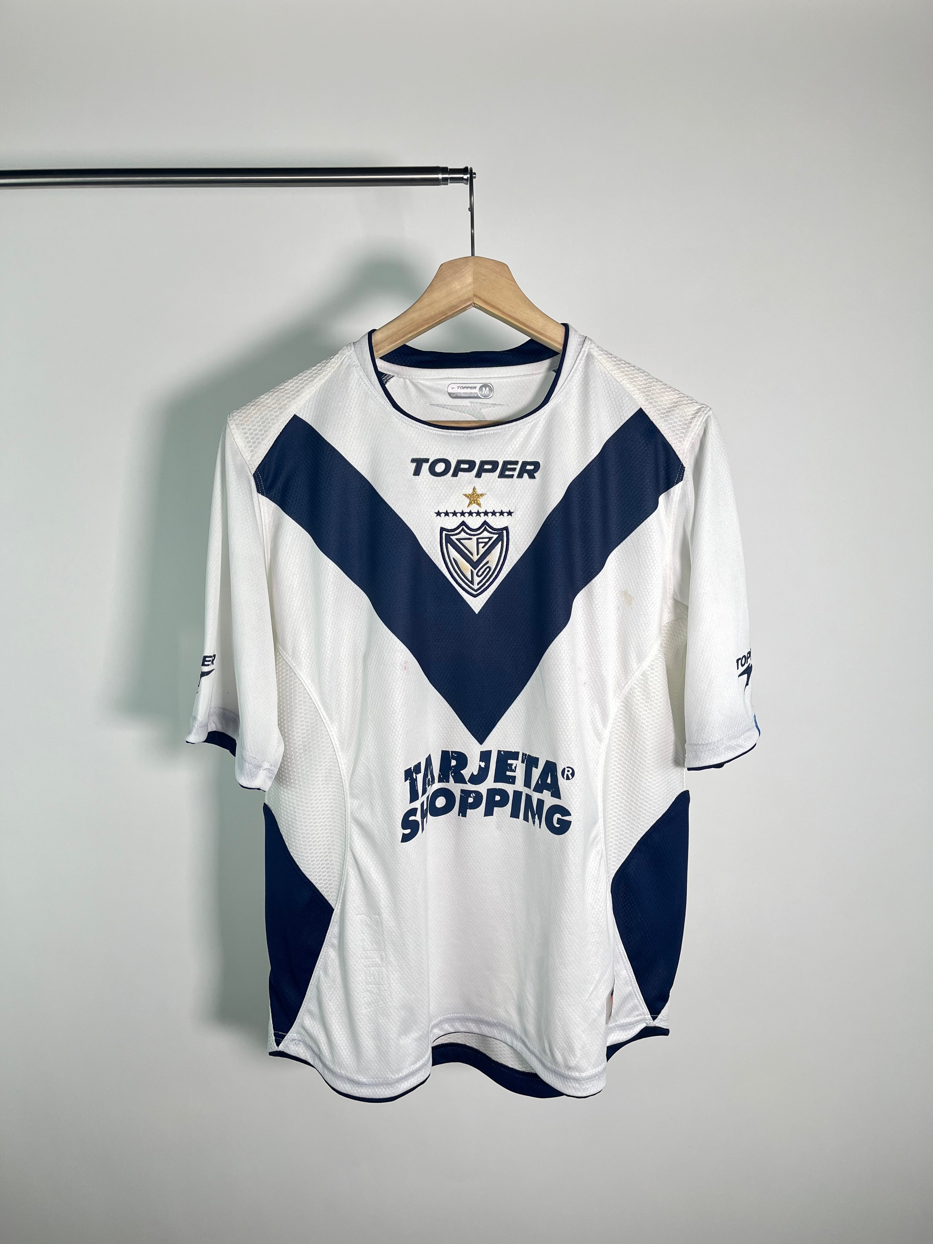 Jersey Velez Sarsfield Local 2007 2008 Match Worn Sebastián Méndez (M)