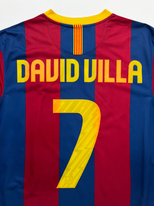 Jersey Barcelona Local 2010 2011 David Villa (L)