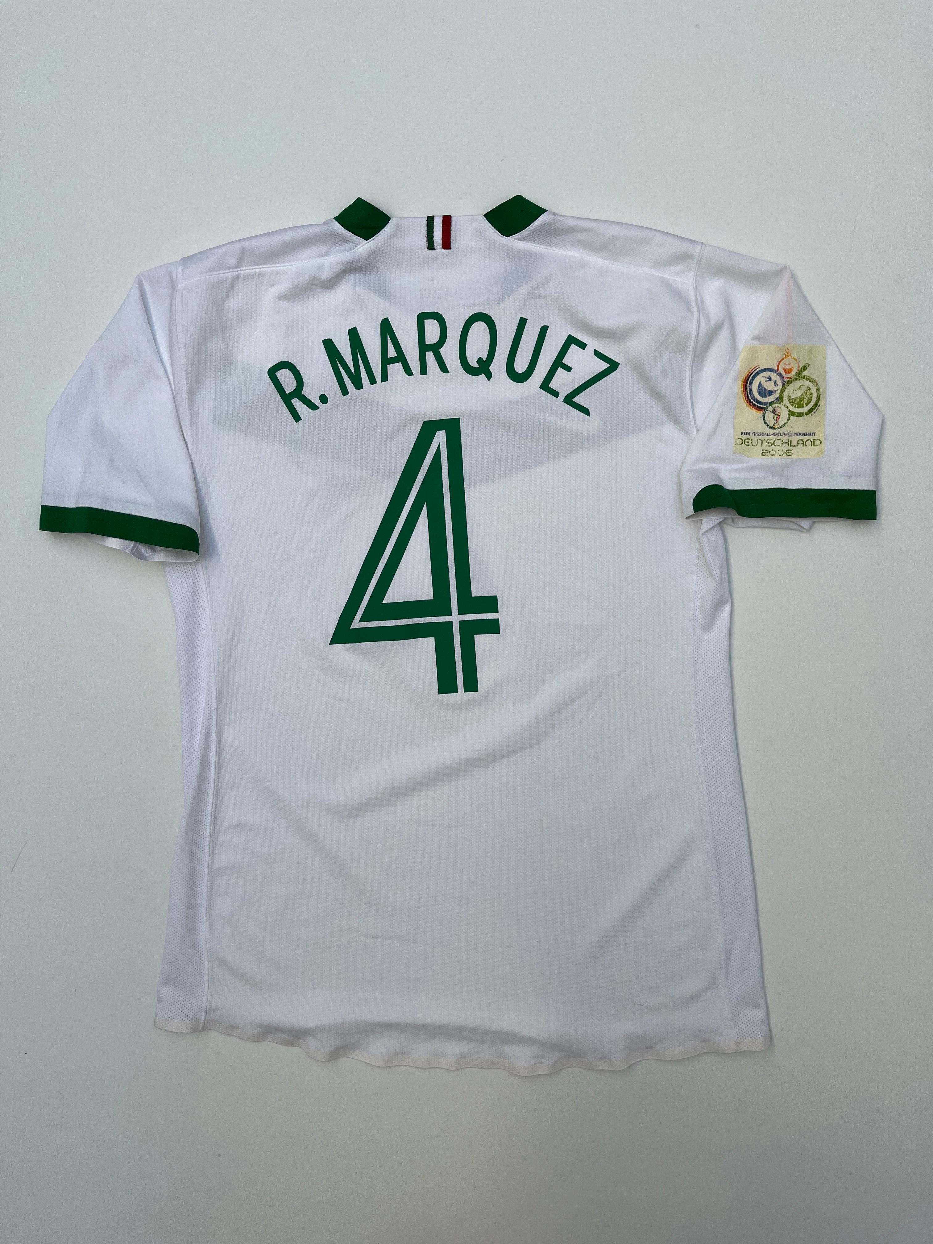 Jersey México Visita 2006 2007 Rafael Márquez Versión Jugador (L)
