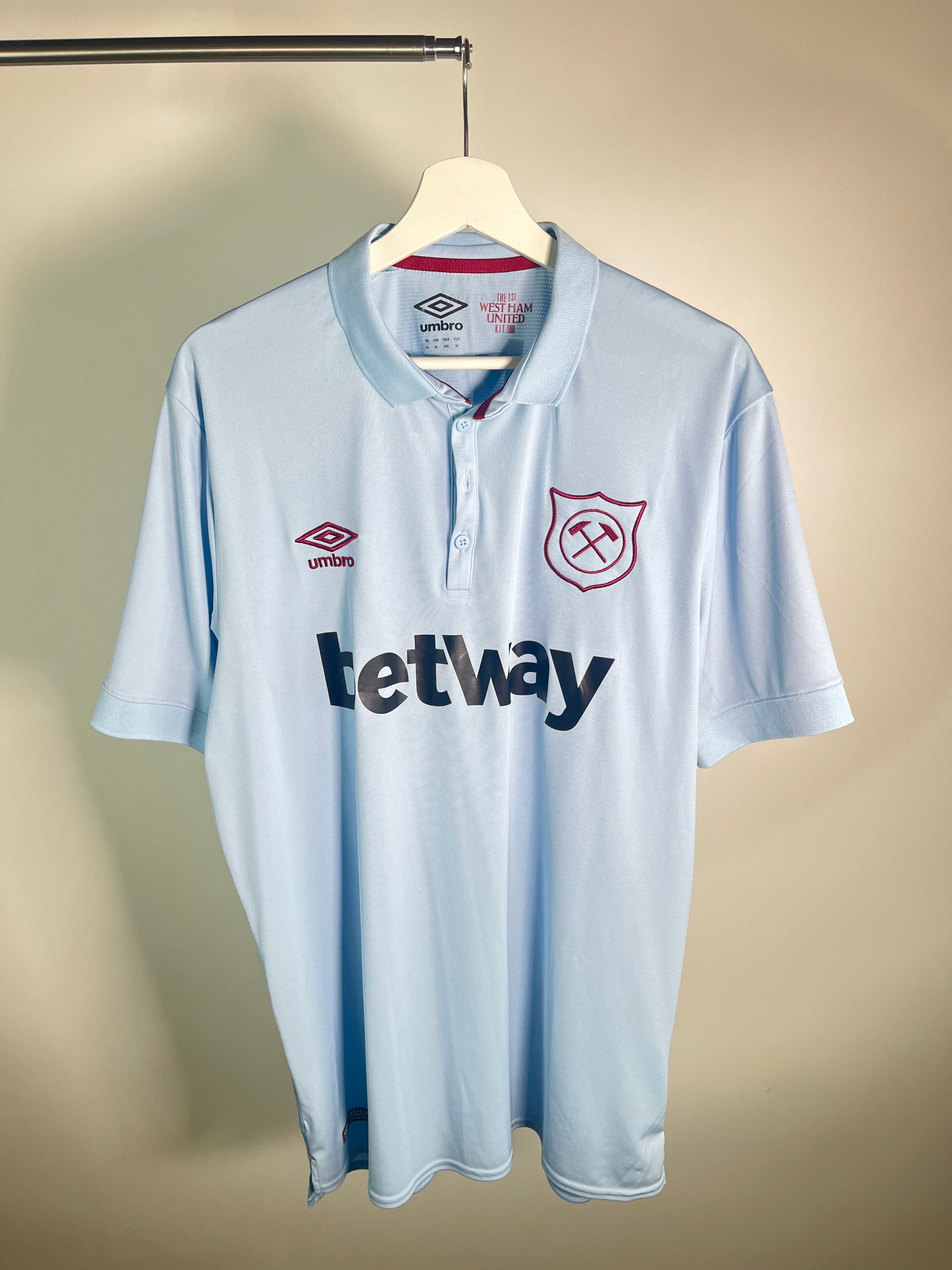 Jersey West Ham Tercera 2017 2018 Manuel Lanzini (XL)