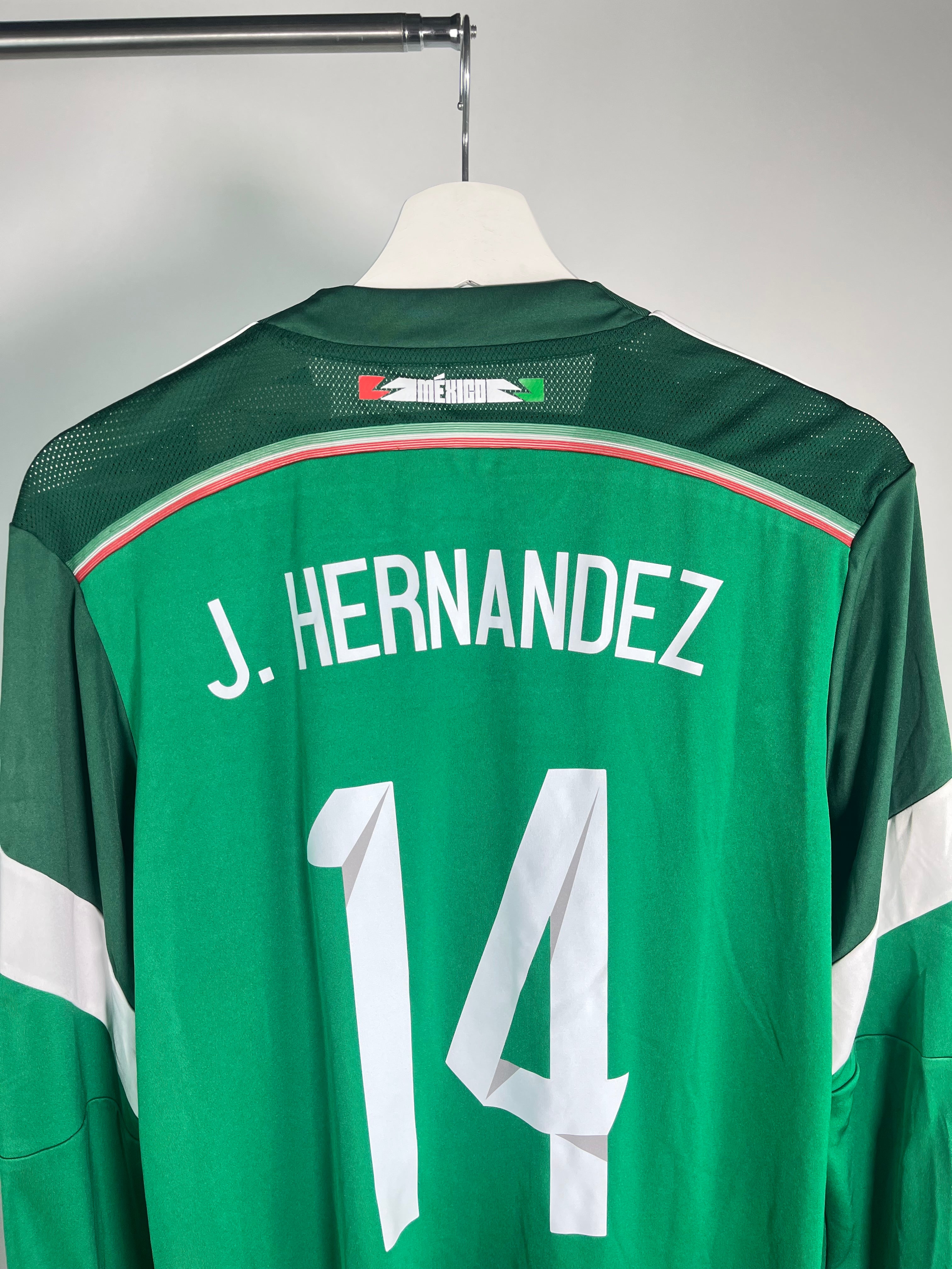 Jersey México Local 2014 2015 Manga Larga Javier "Chicharito" Hernández (M)