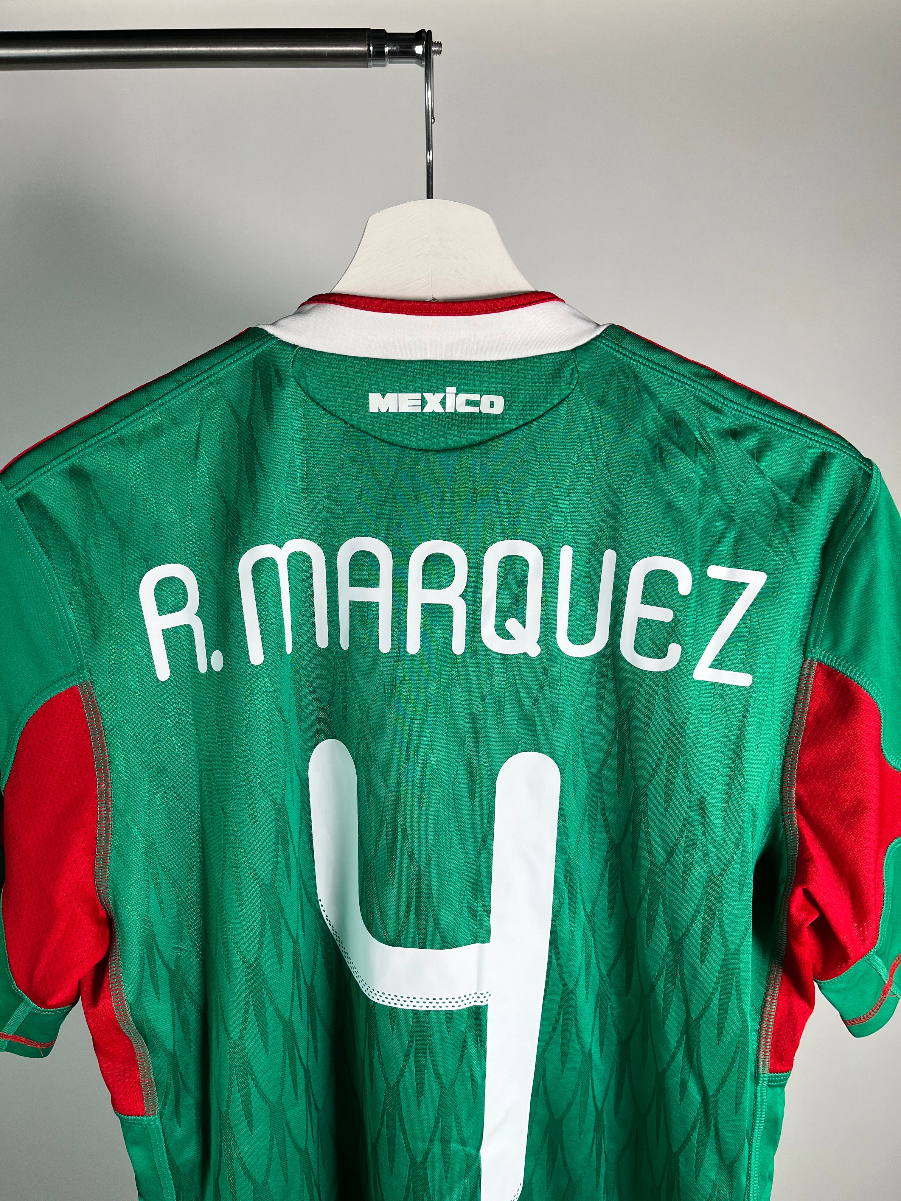 Jersey México Local 2010 2011 *Match Detail vs Francia* Rafael Márquez (S)