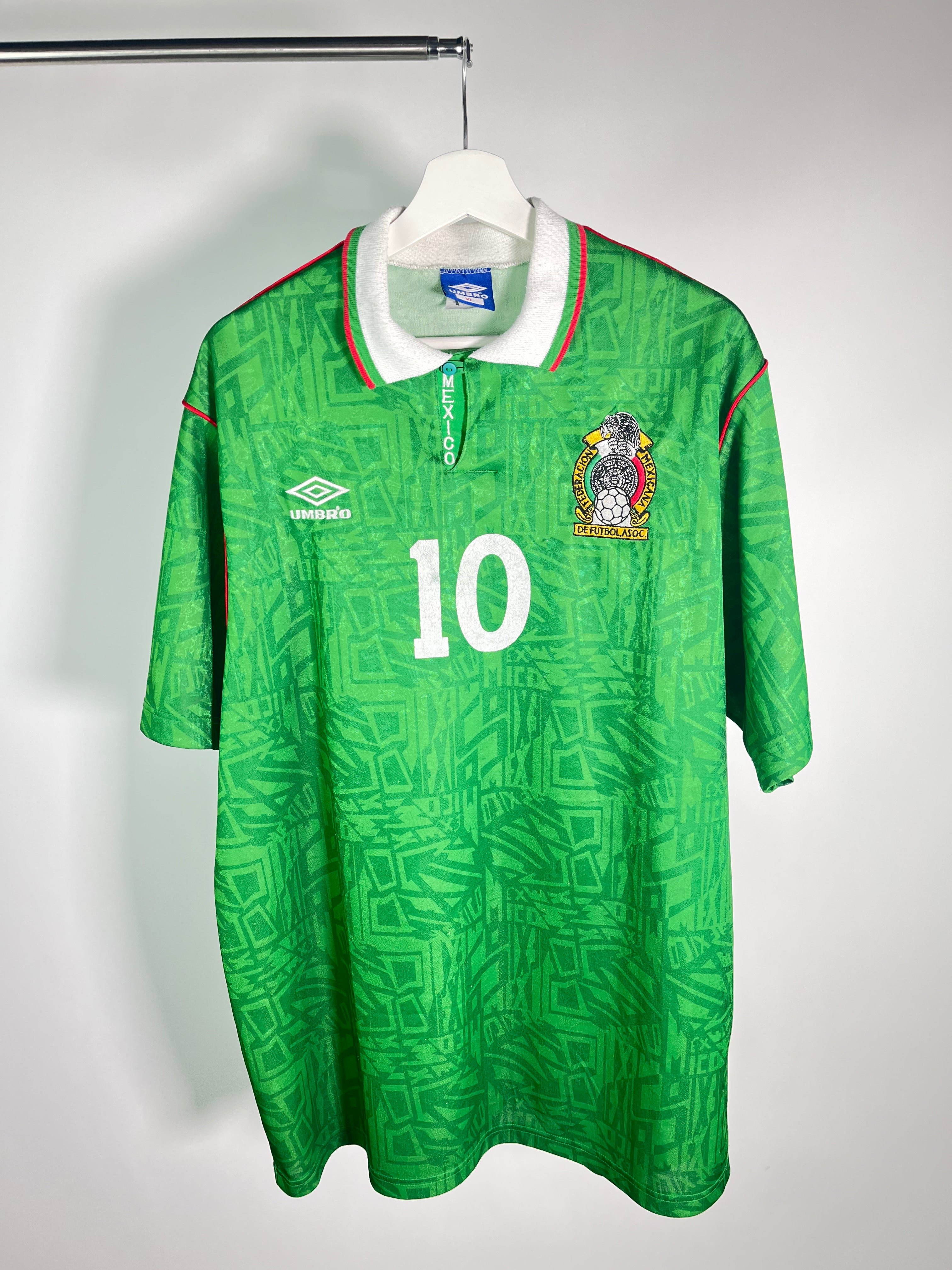 Jersey México Local 1993 1994 Utilería Luis García (XL)