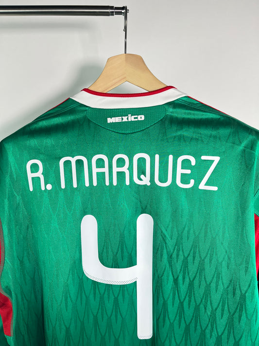 Jersey México Local 2010 2011 Manga Larga *Match Detail vs Francia* Rafael Márquez (XL)