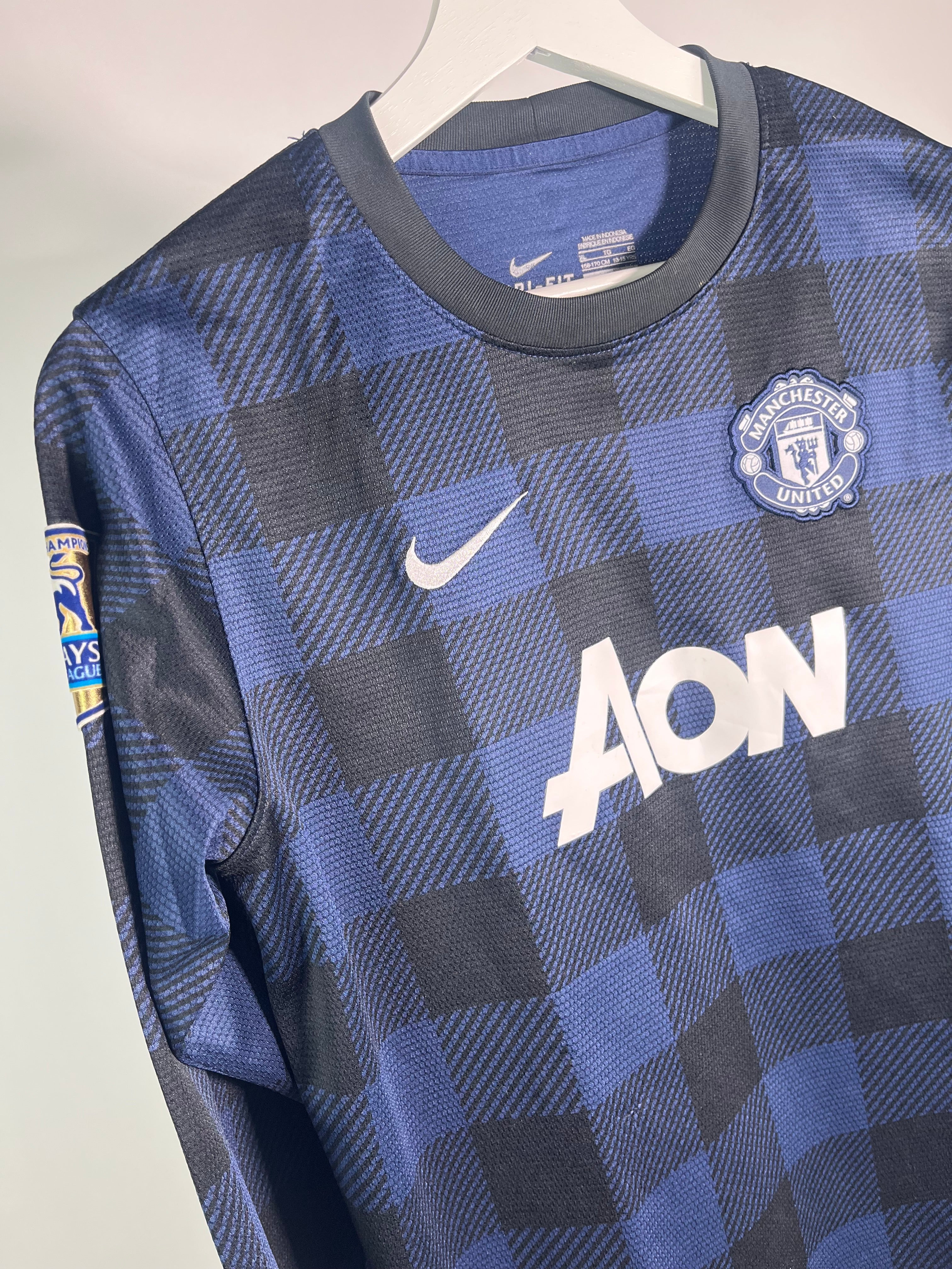 Jersey Manchester United Visita 2013 2014 Manga Larga Robin Van Persie ( XL Niño)