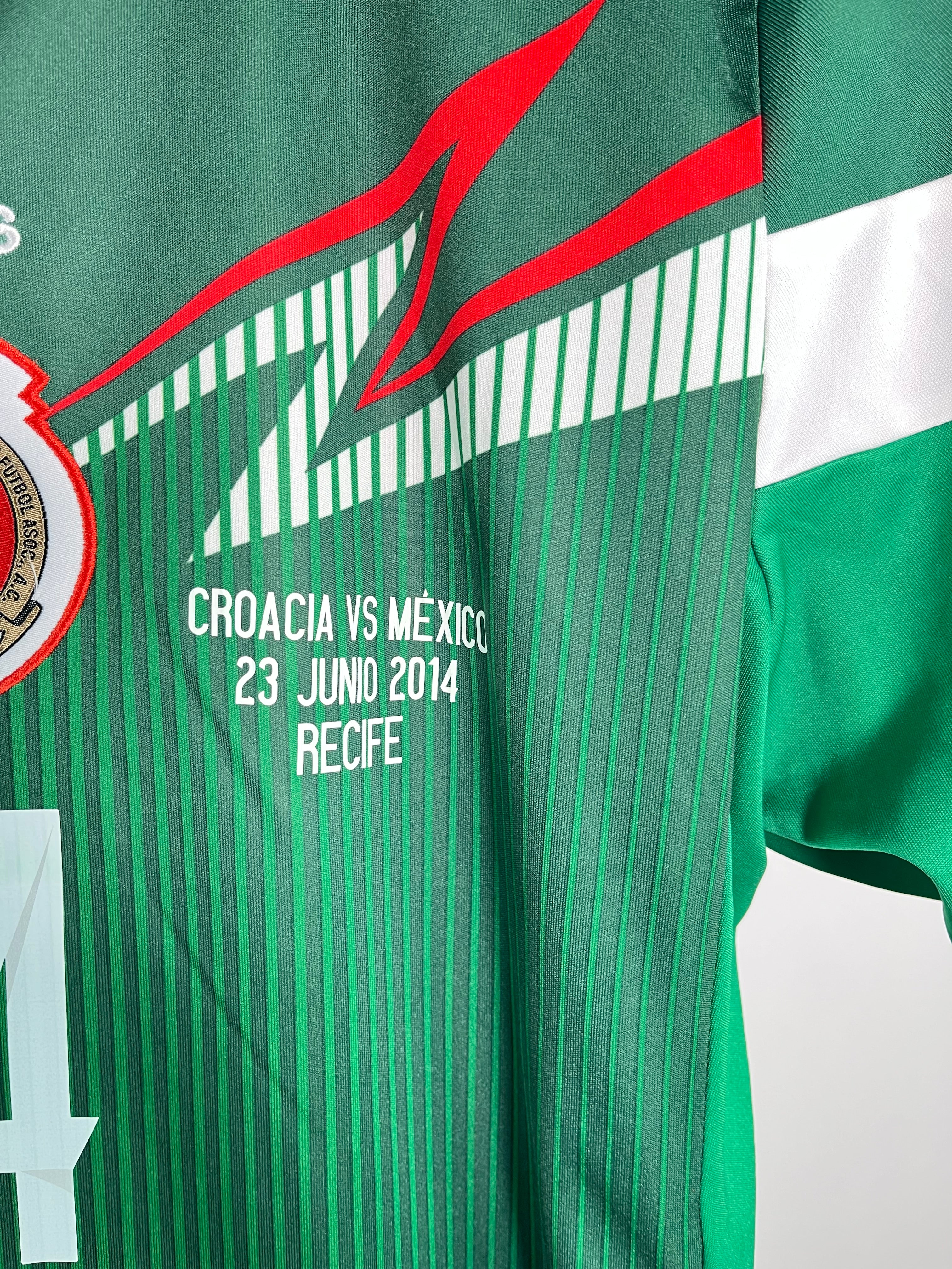 Jersey México Local 2014 2015 *Match Detail vs Croacia* Javier Hernandez (M)