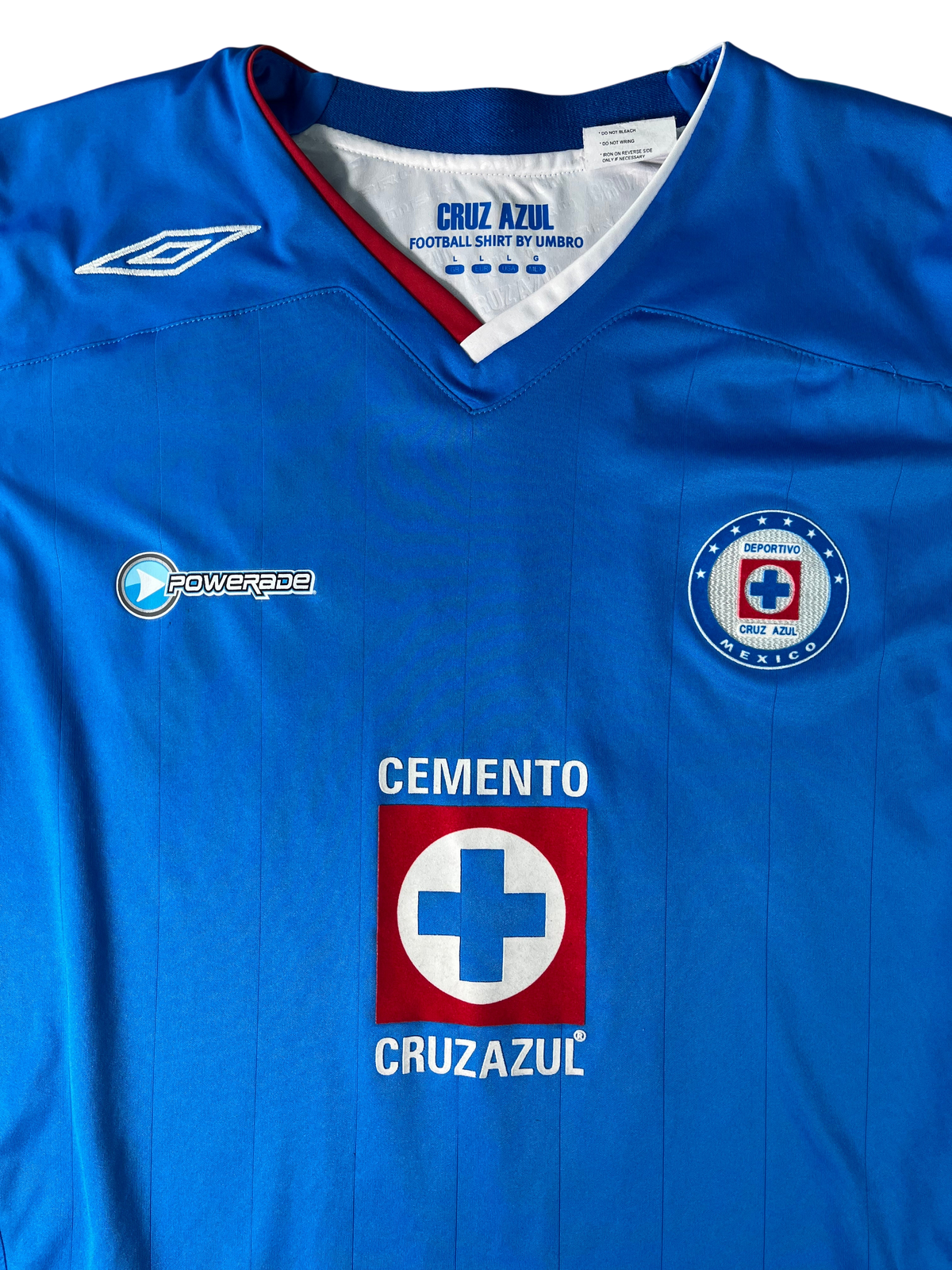 Jersey Cruz Azul Local 2009 2010 Autografiada Christian "Chaco" Giménez (L)