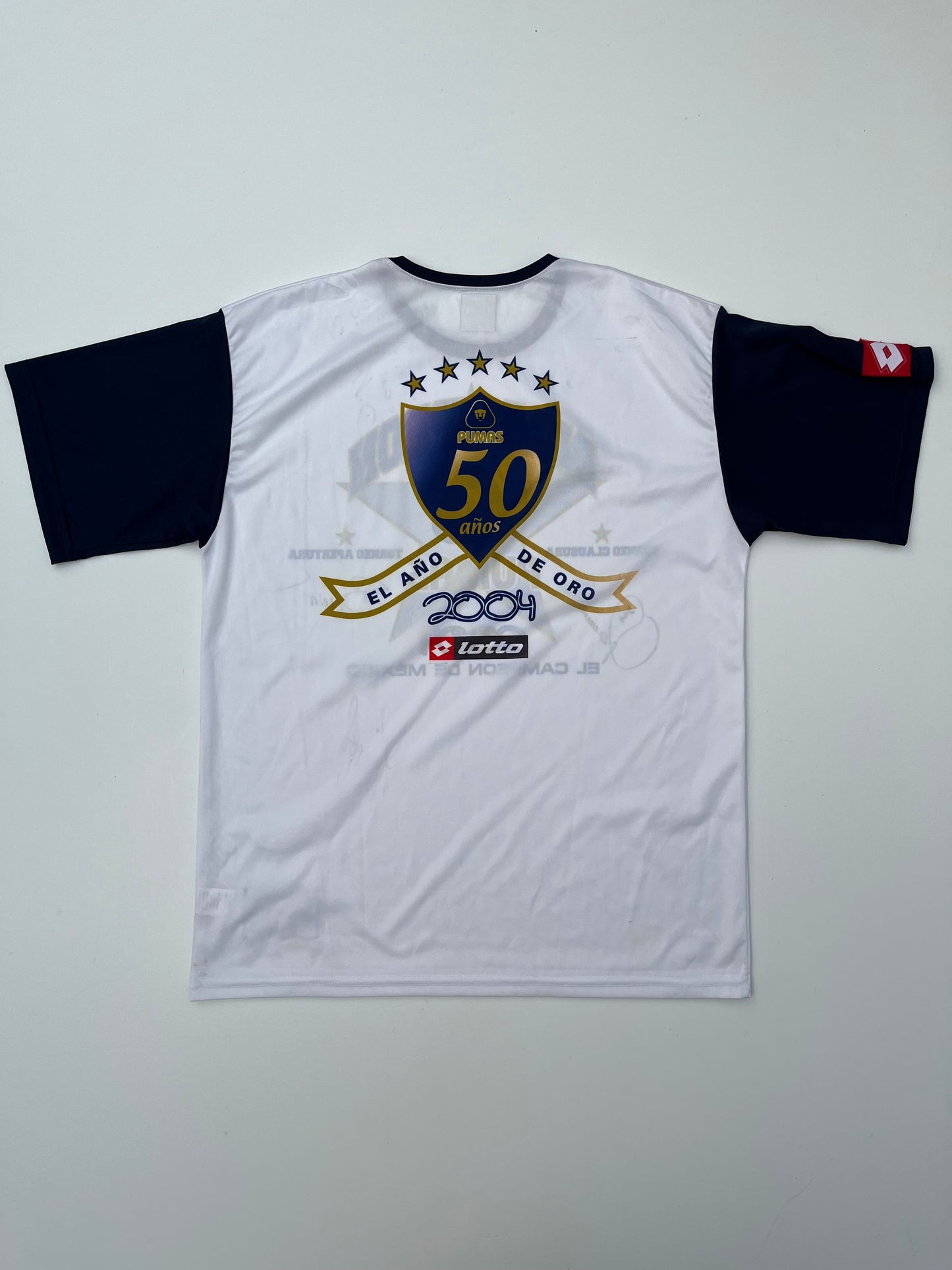Jersey Pumas Especial Campeones 2004 Autografiado (L)
