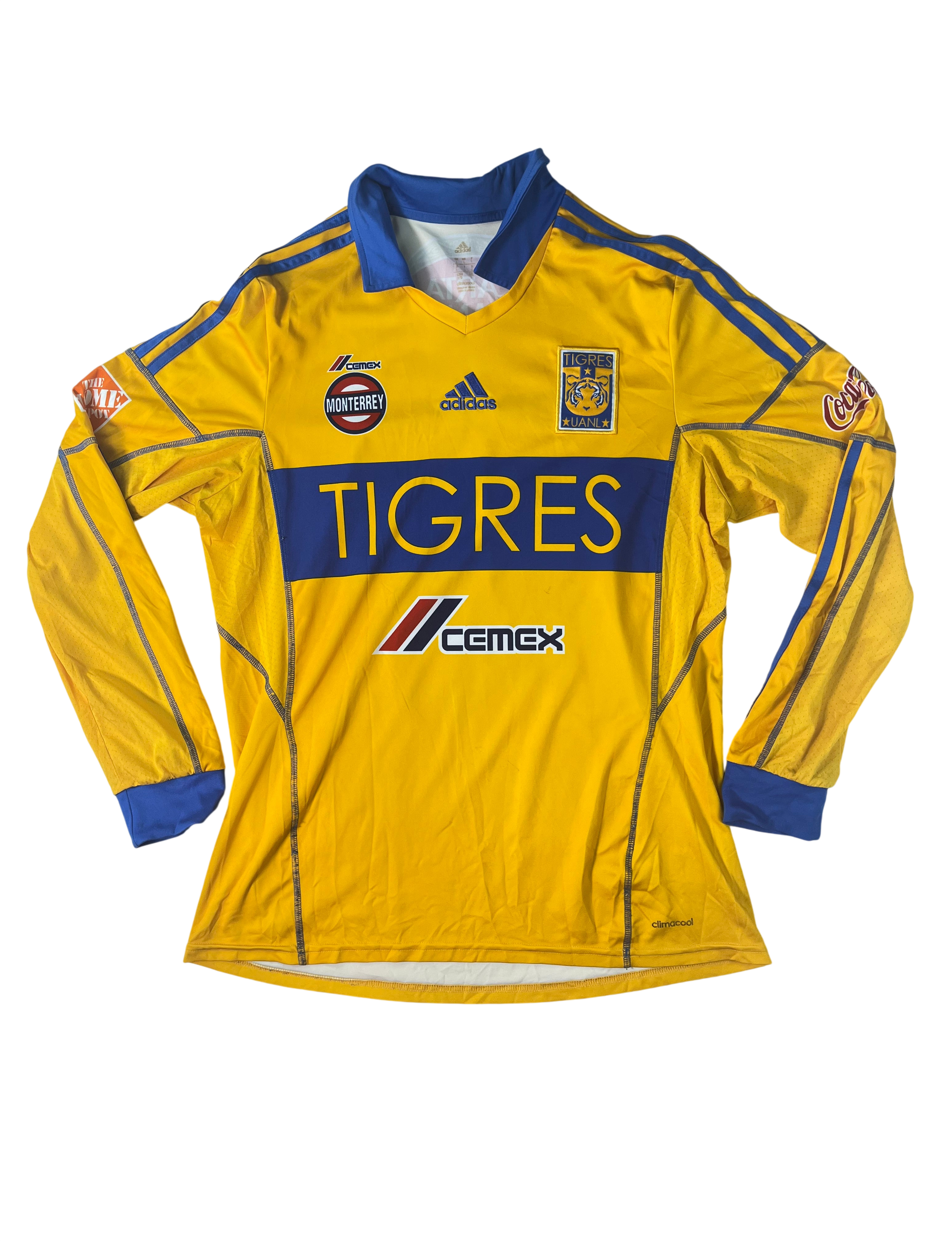 Jersey Tigres Local 2013 2014 Manga Larga Lucas Lobos (L)