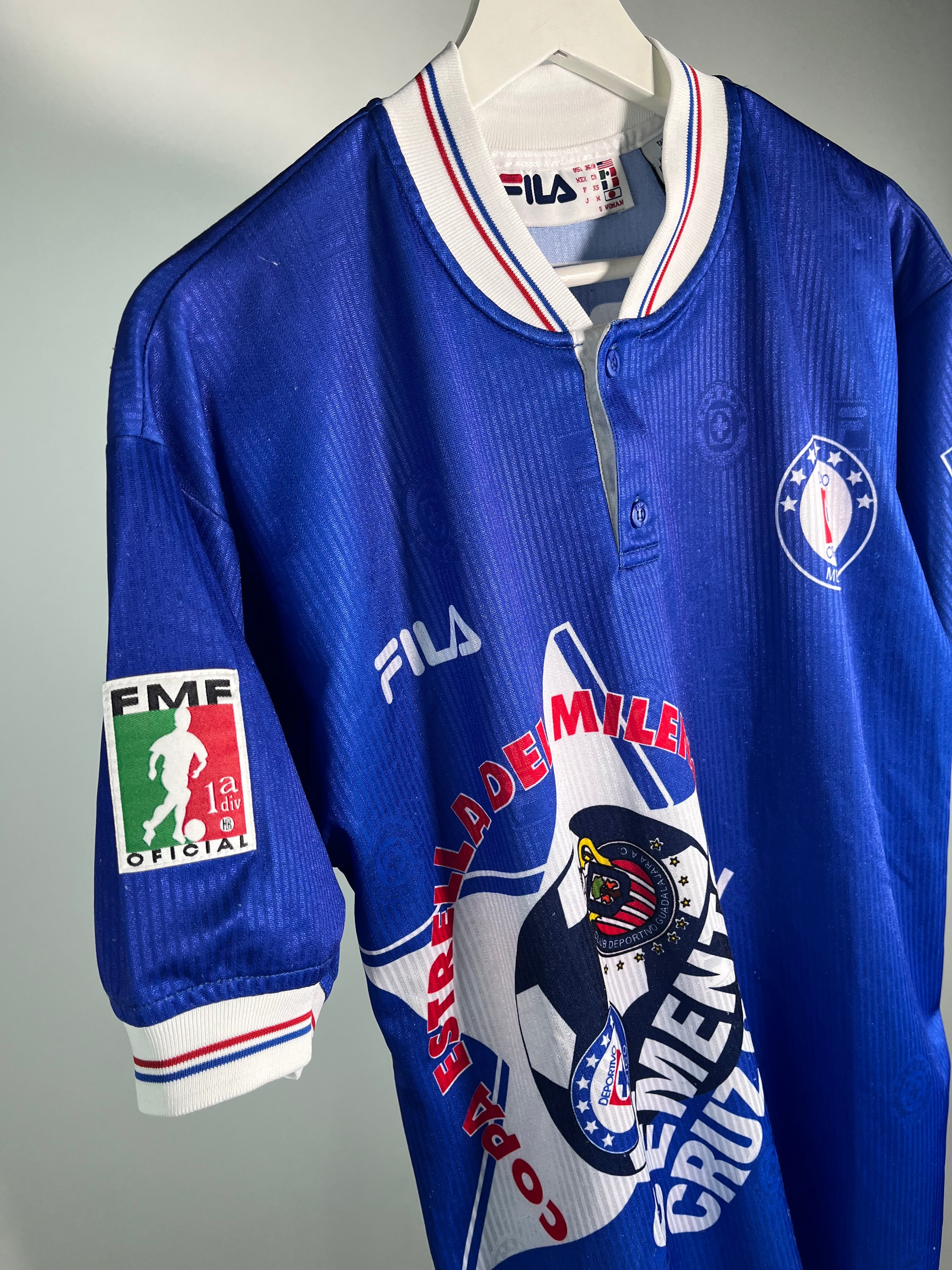 Jersey Cruz Azul Local 1999 2000 *Copa Estrella del Milenio* (S)