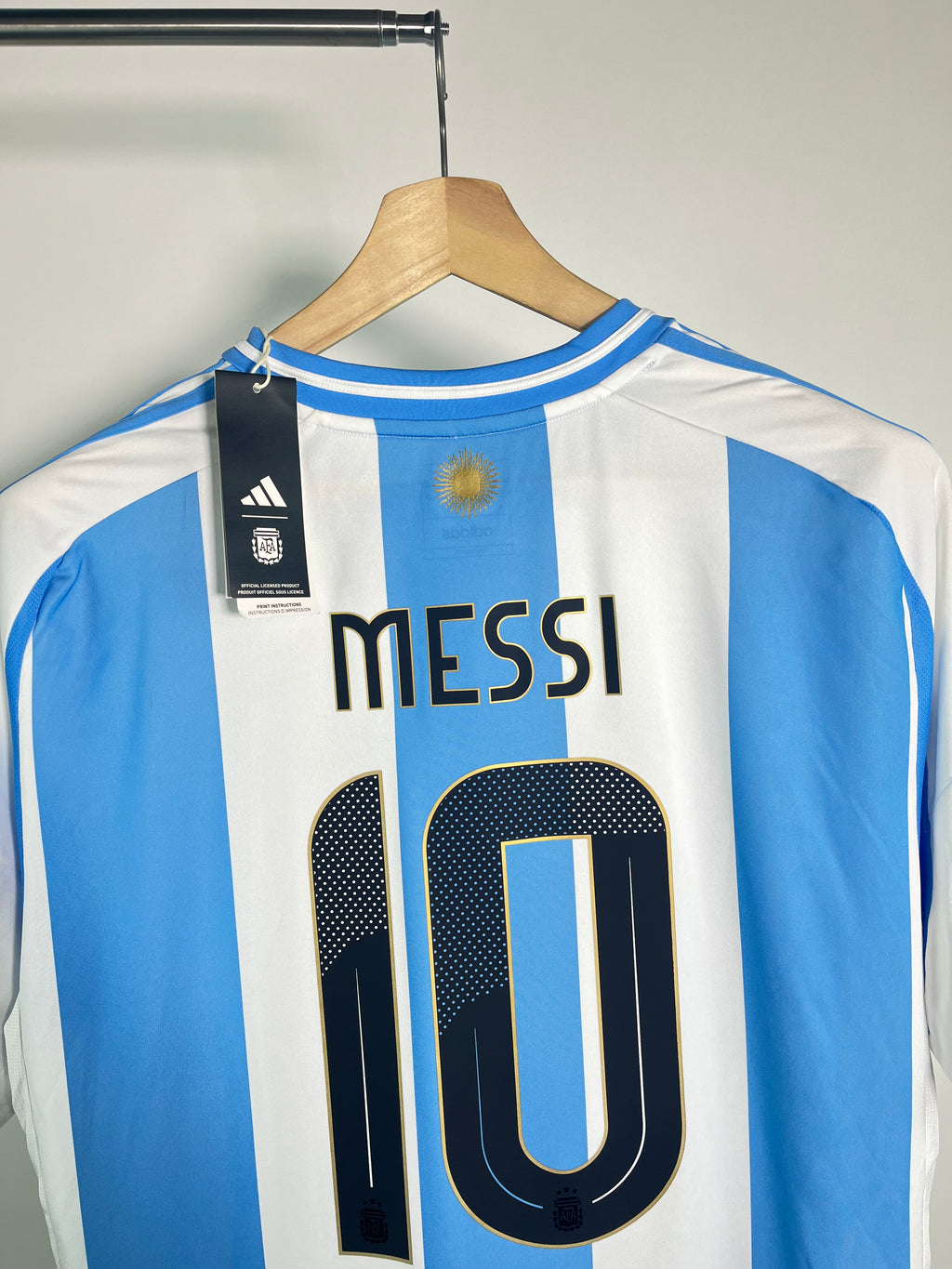 Jersey Argentina Local 2024 2025 Lionel Messi *C/Etiquetas* (XL)