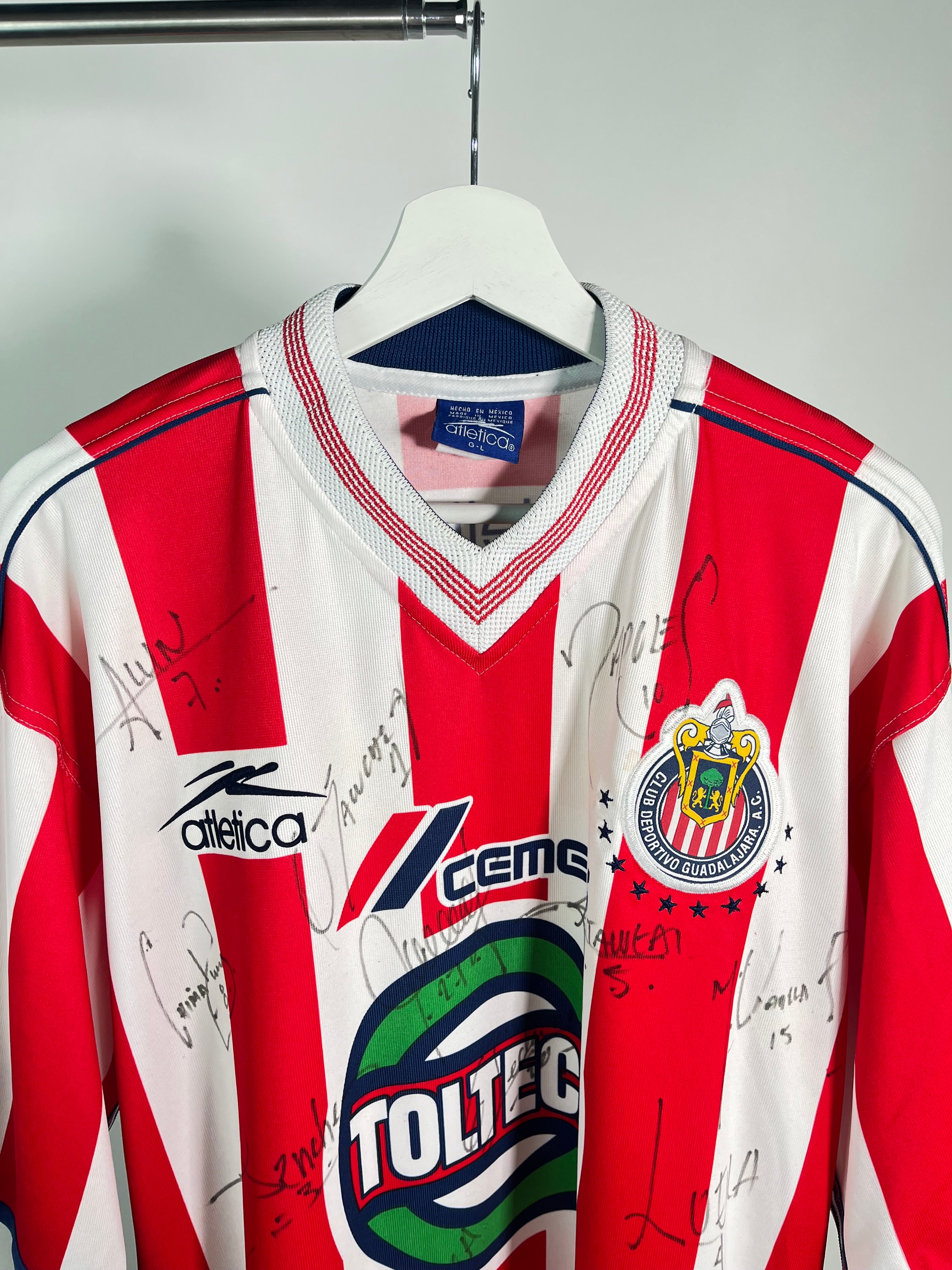 Jersey Chivas Local 2000 2001 Autografiado (L)