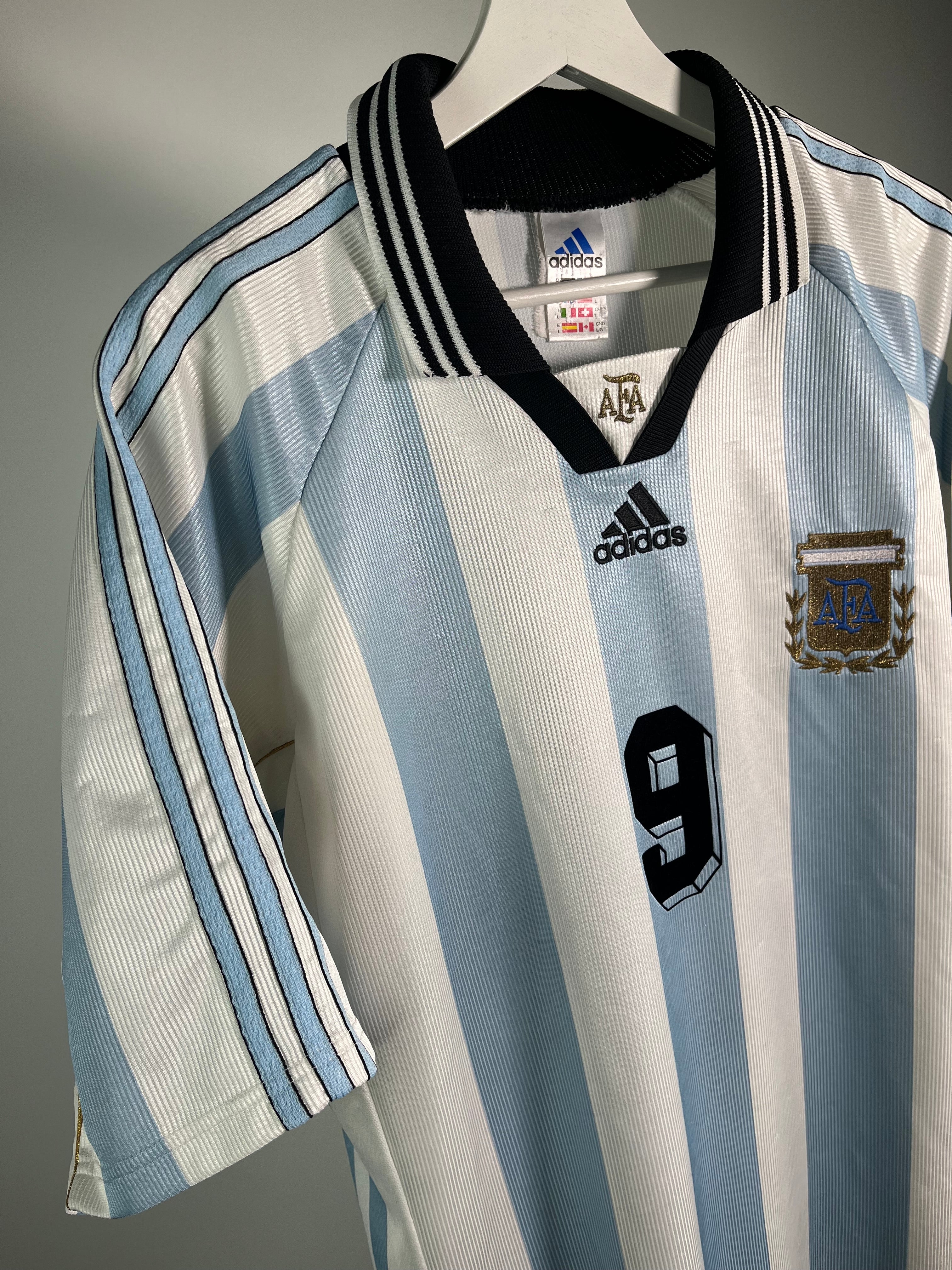 Jersey Argentina Local 1998 1999 Gabriel Batistuta (L)