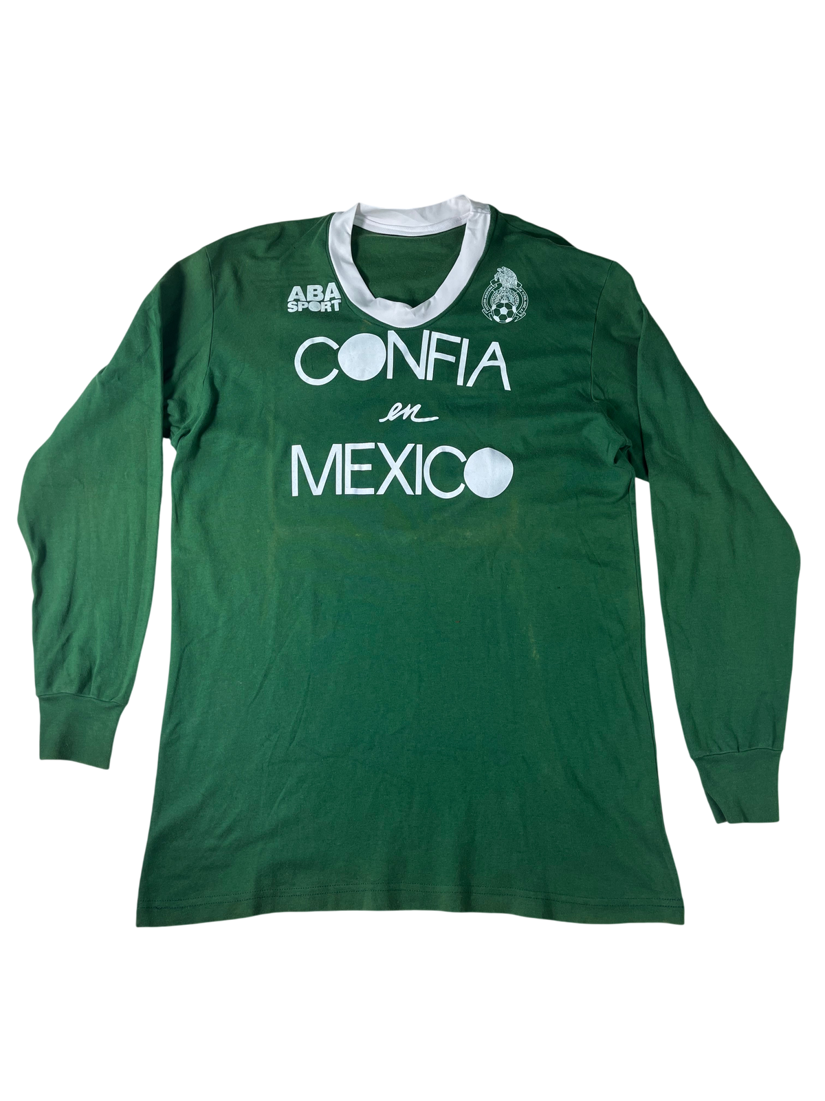 Jersey México Entrenamiento 1997 1998 Manga Larga Utilería (L)