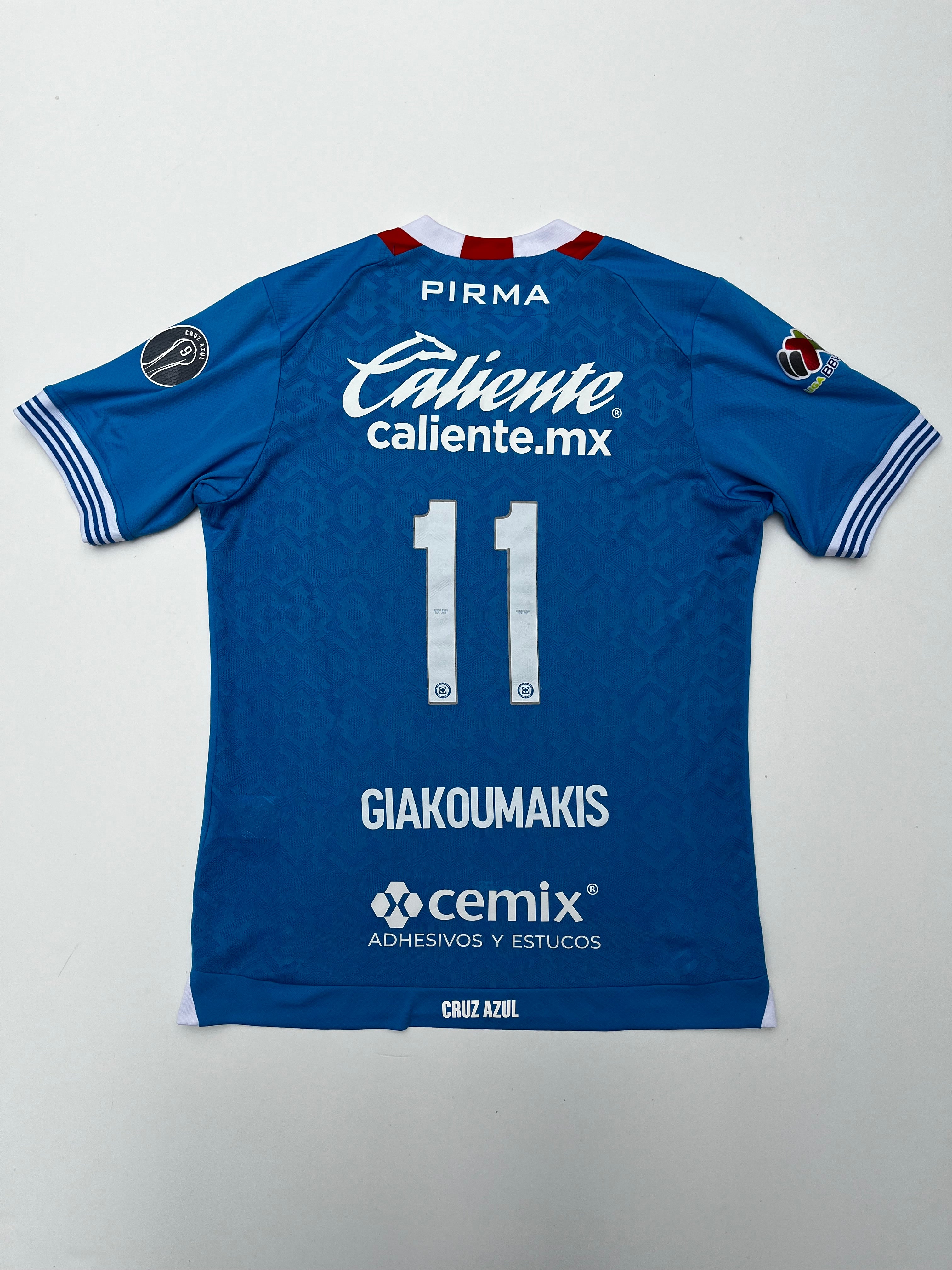 Jersey Cruz Azul Local 2024 2025 Match Worn Giorgos Giakoumakis (XL)