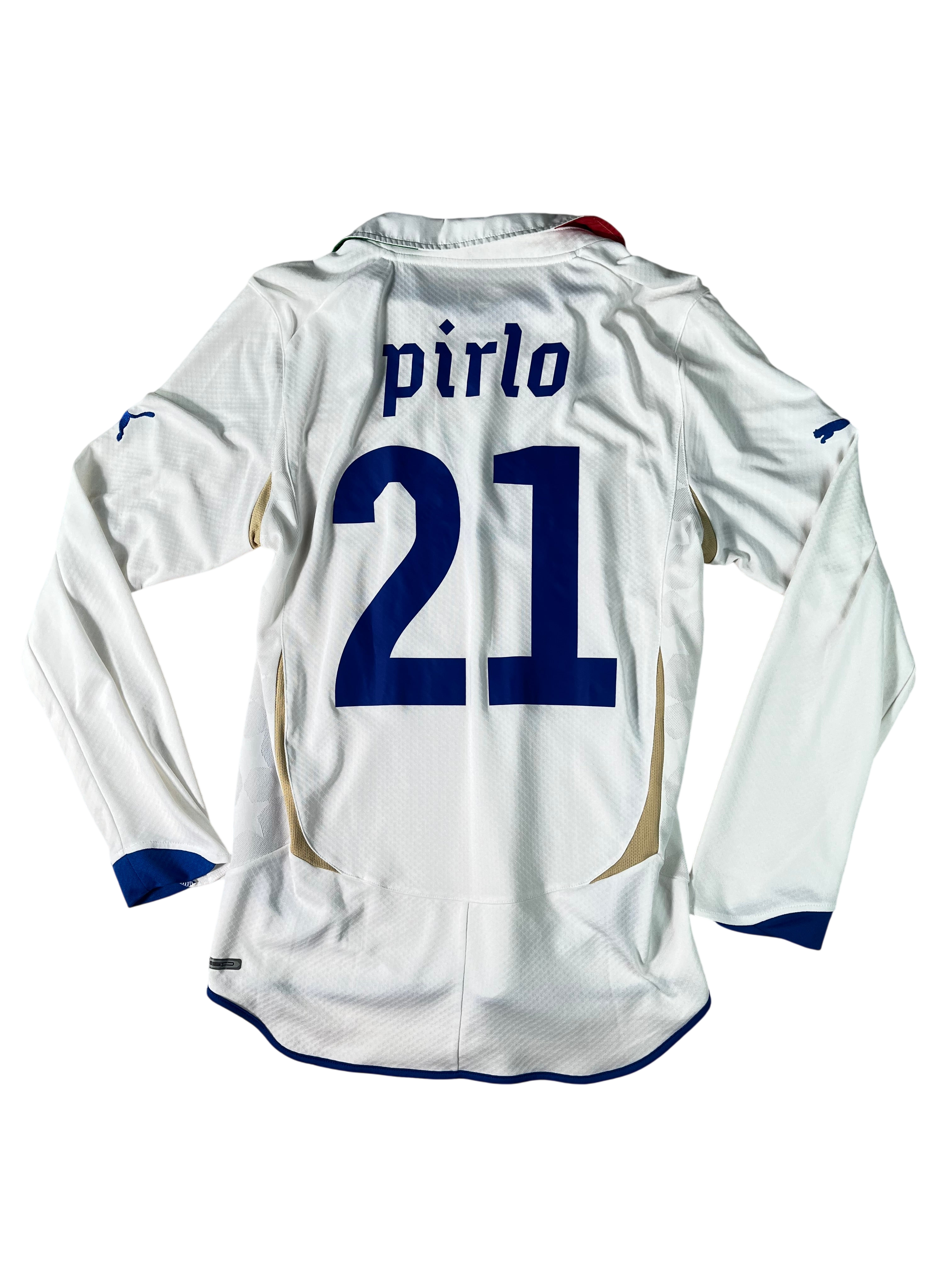 Jersey Italia Visita 2010 2012 Manga Larga Andrea Pirlo (M)