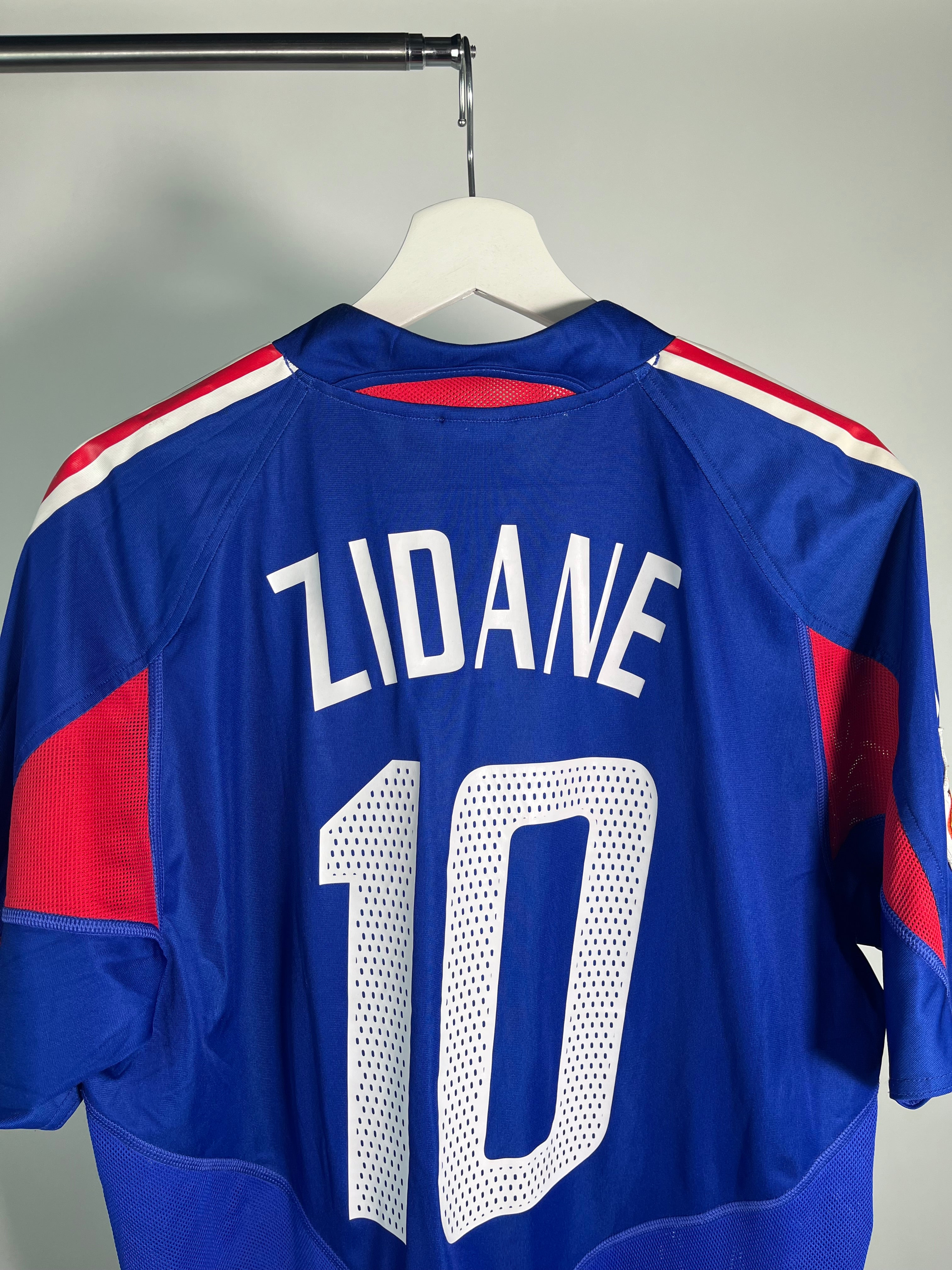 Jersey Francia Local 2004 2006 *Eurocopa* Zinedine Zidane (M)