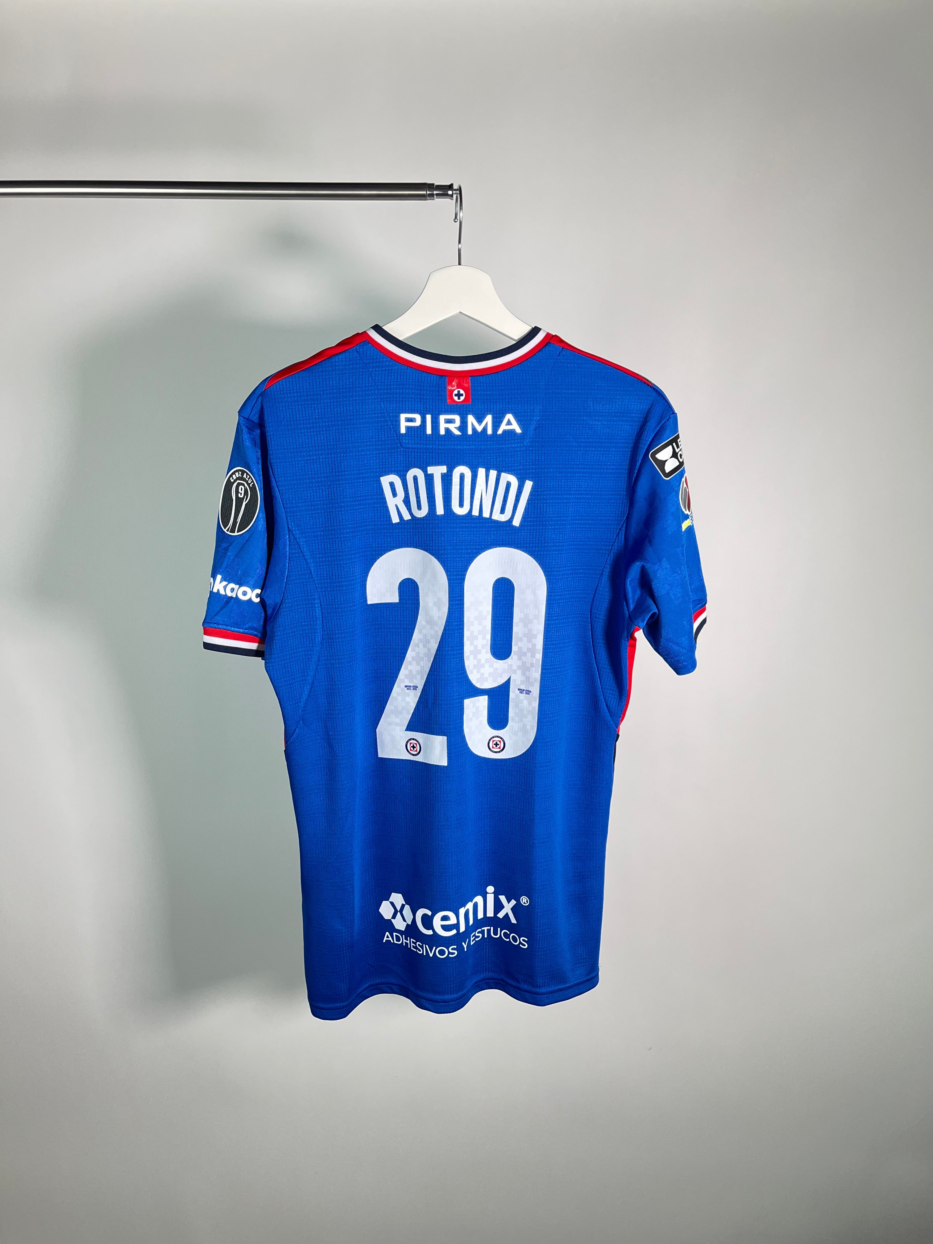 Jersey Cruz Azul Local 2025 2026 Match Worn Carlos Rotondi (M)