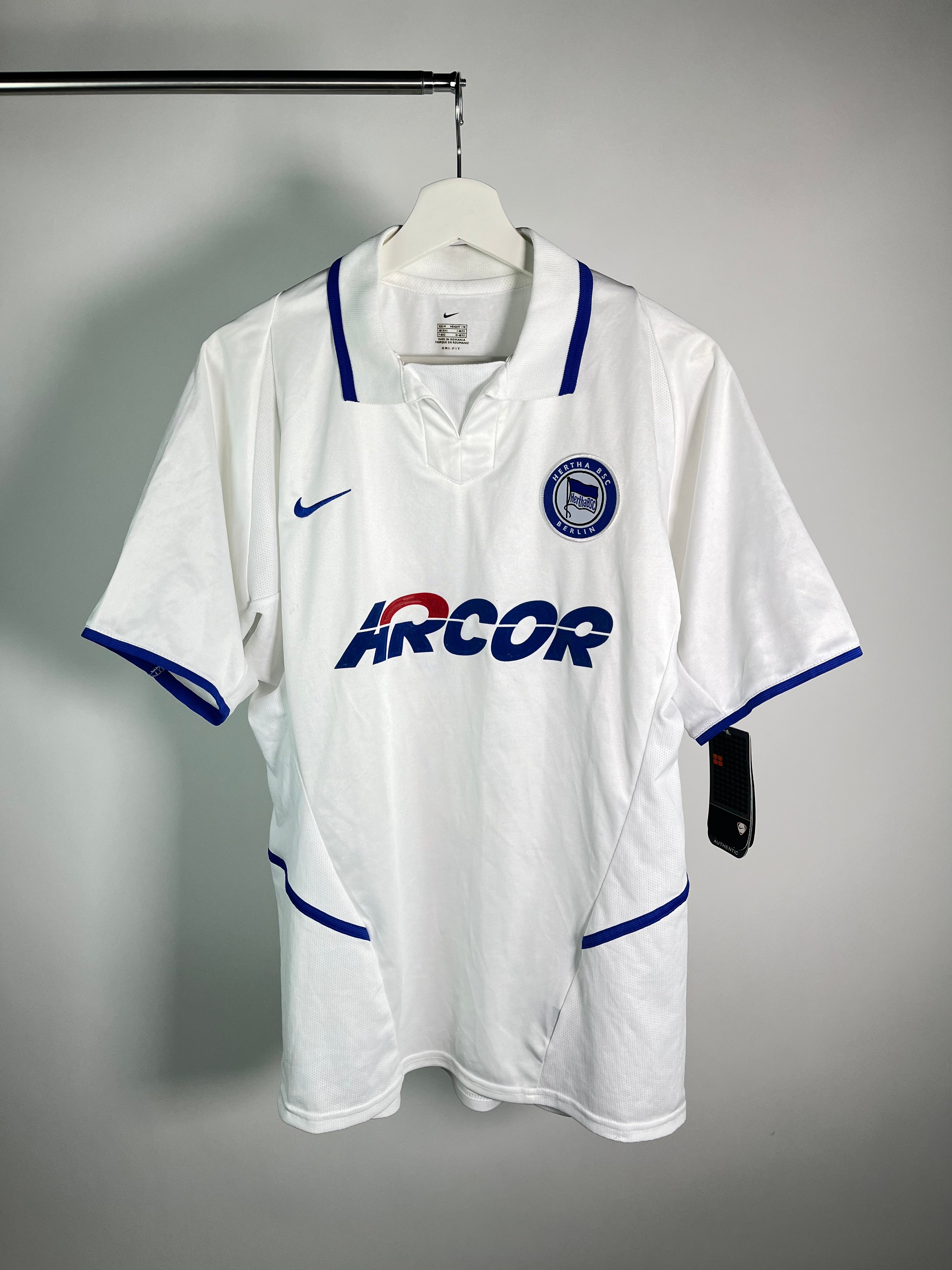 Jersey Hertha Berlin Visita 2002 2003 *C/Etiquetas* (M)