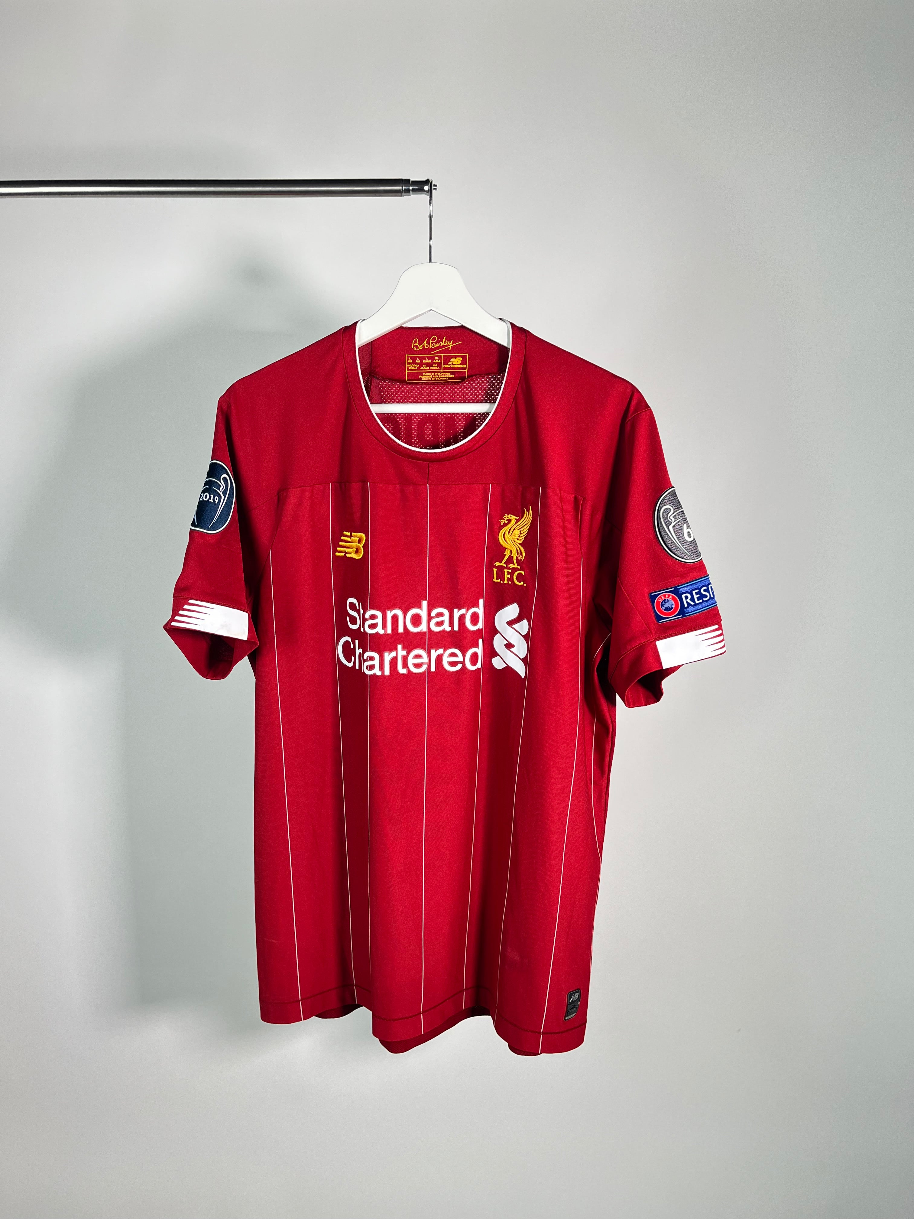 Jersey Liverpool Local 2019 2020 "Champions Of Europe 6" (L)