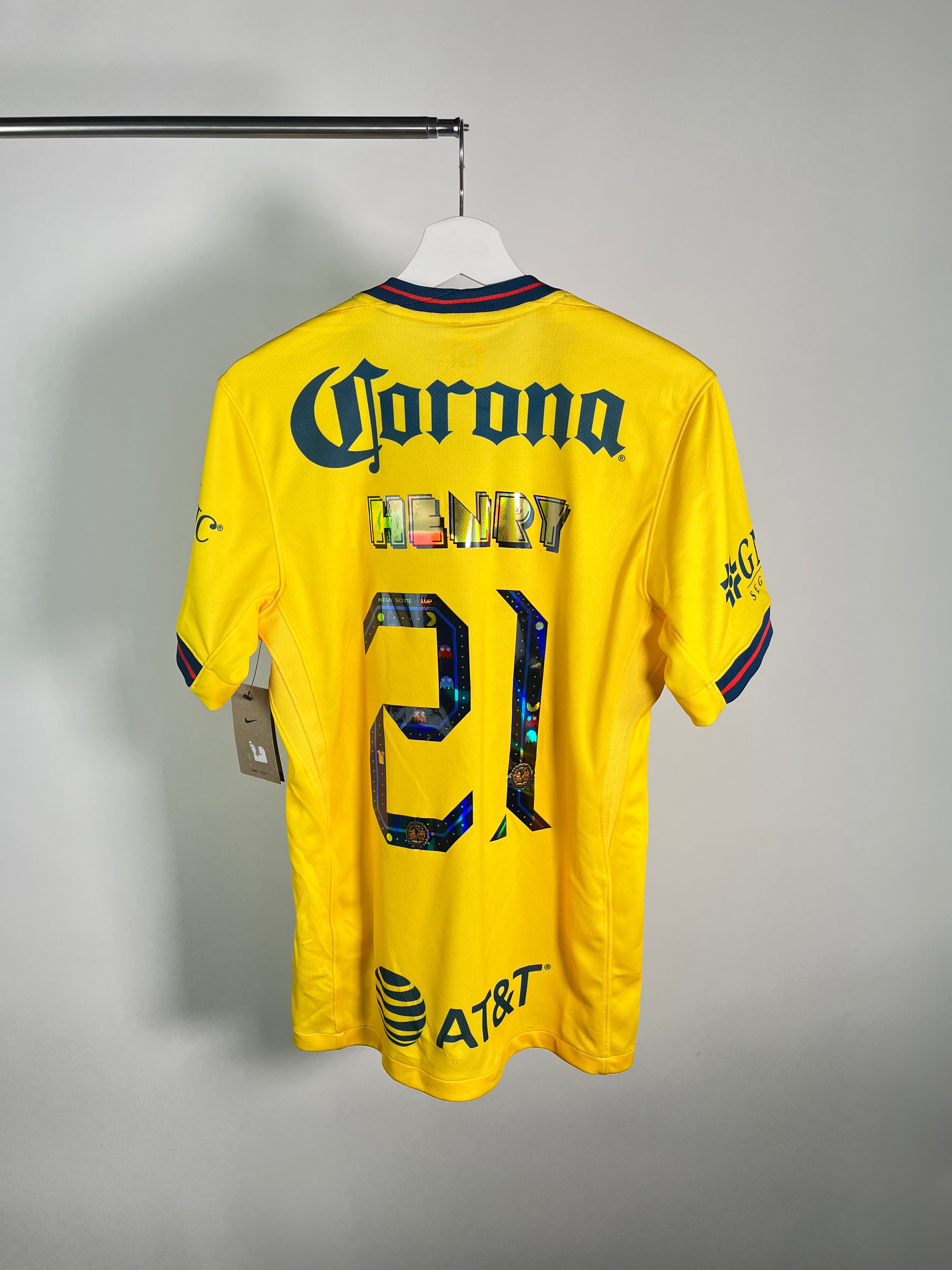 Jersey Club América Local 2024 2025 Edición Pac-Man *C/Etiquetas* Henry Martín (S)