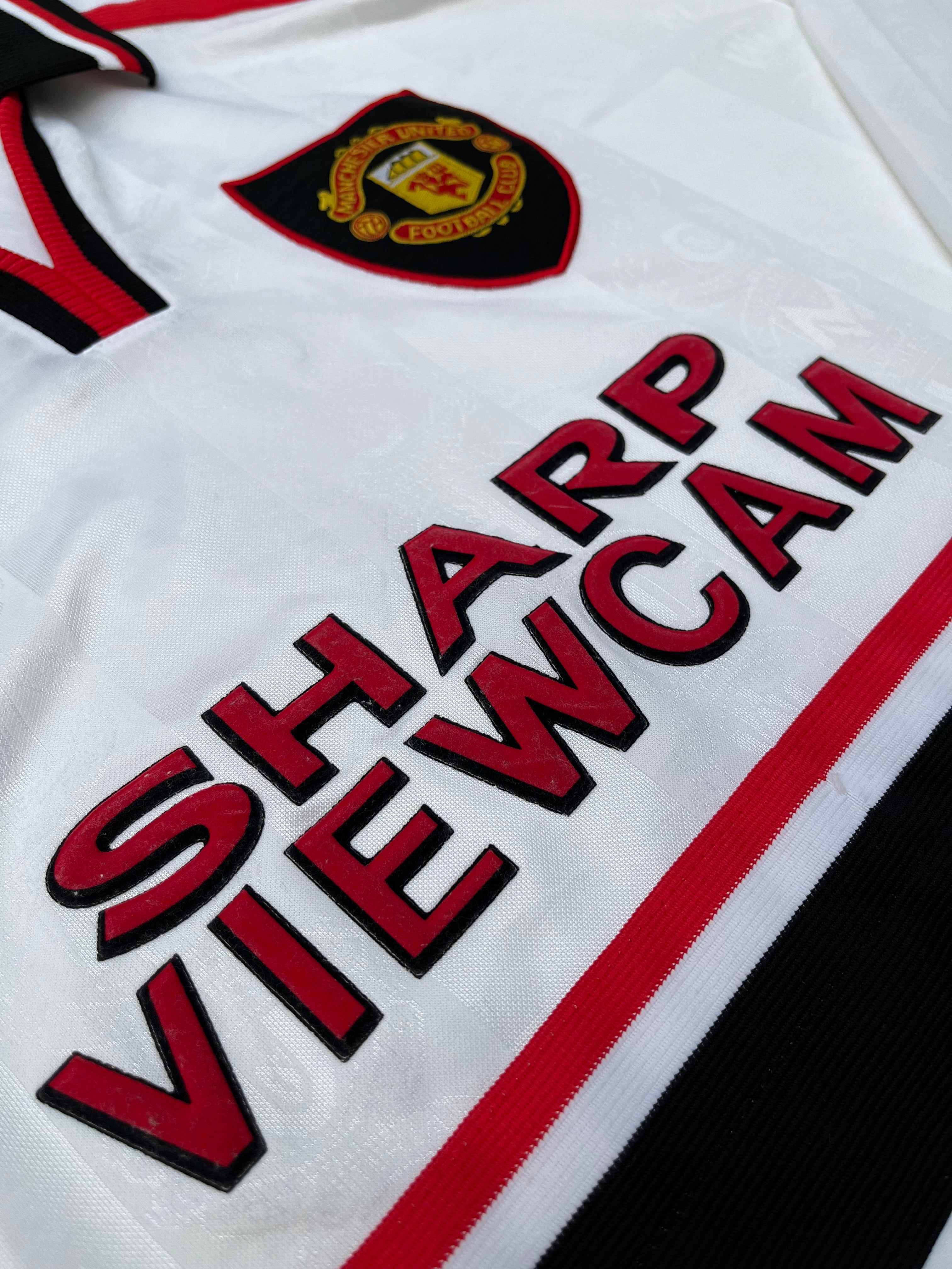 Jersey Manchester United Visita 1998 1999 Manga Larga David Beckham (XL)