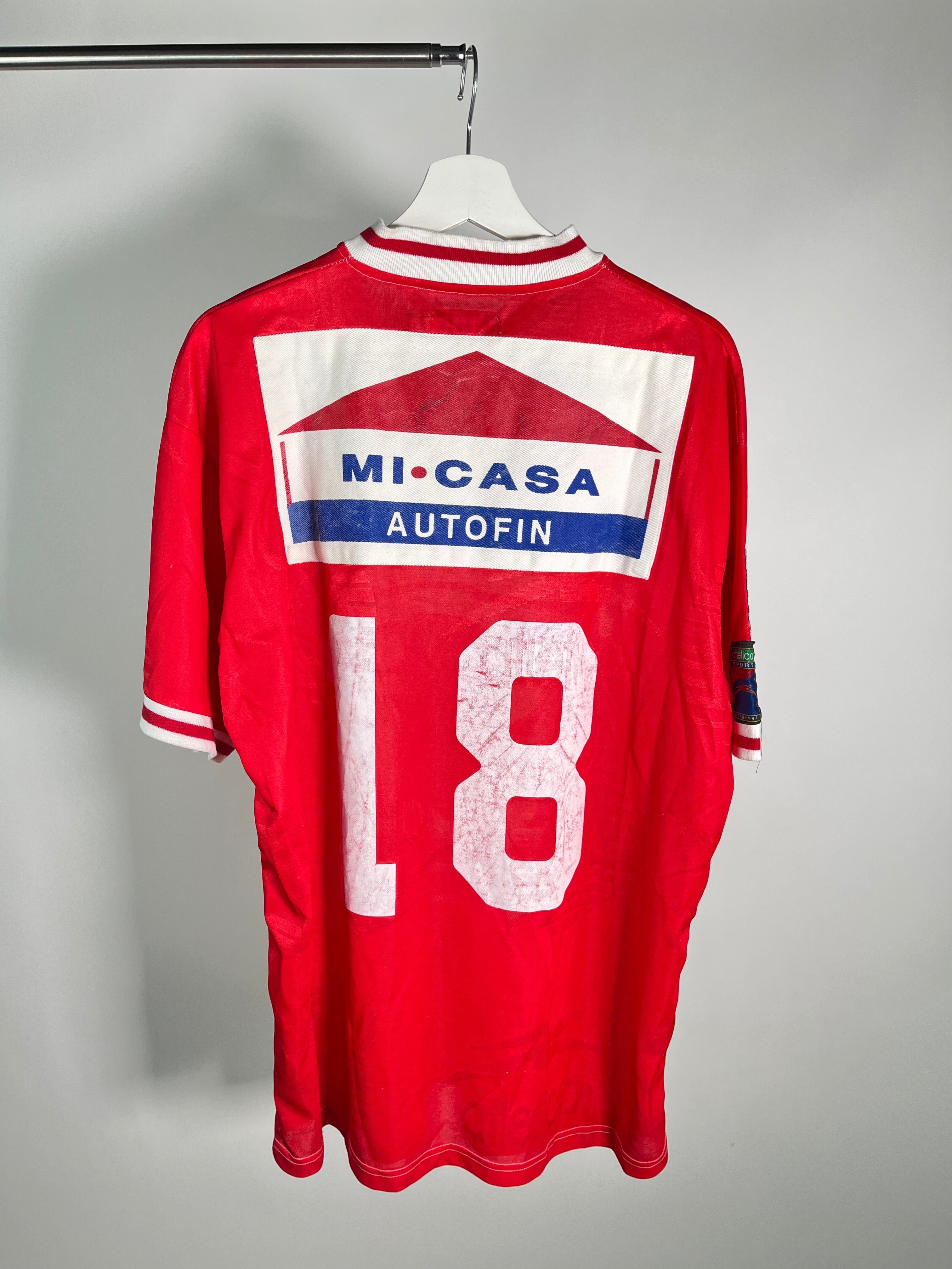 Jersey Toros Neza Local 1996 1997 Match Worn Autografiado Carlos Reinoso Jr (L)
