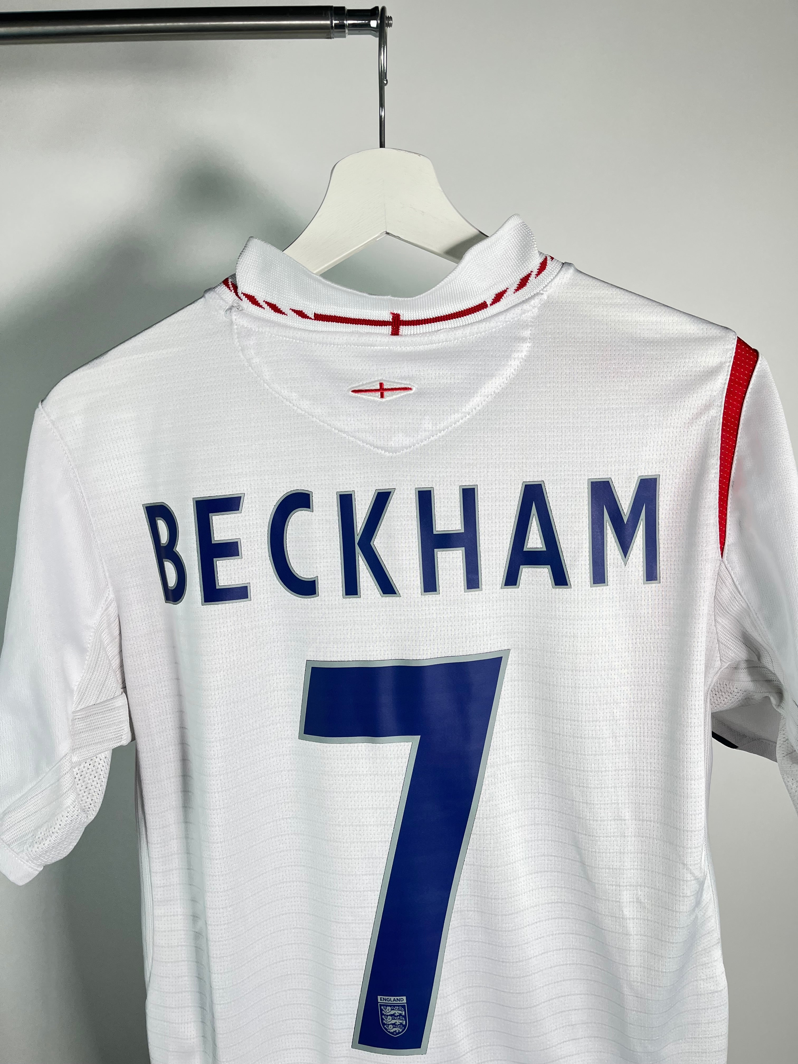 Jersey Inglaterra Local 2005 2007 David Beckham (S)
