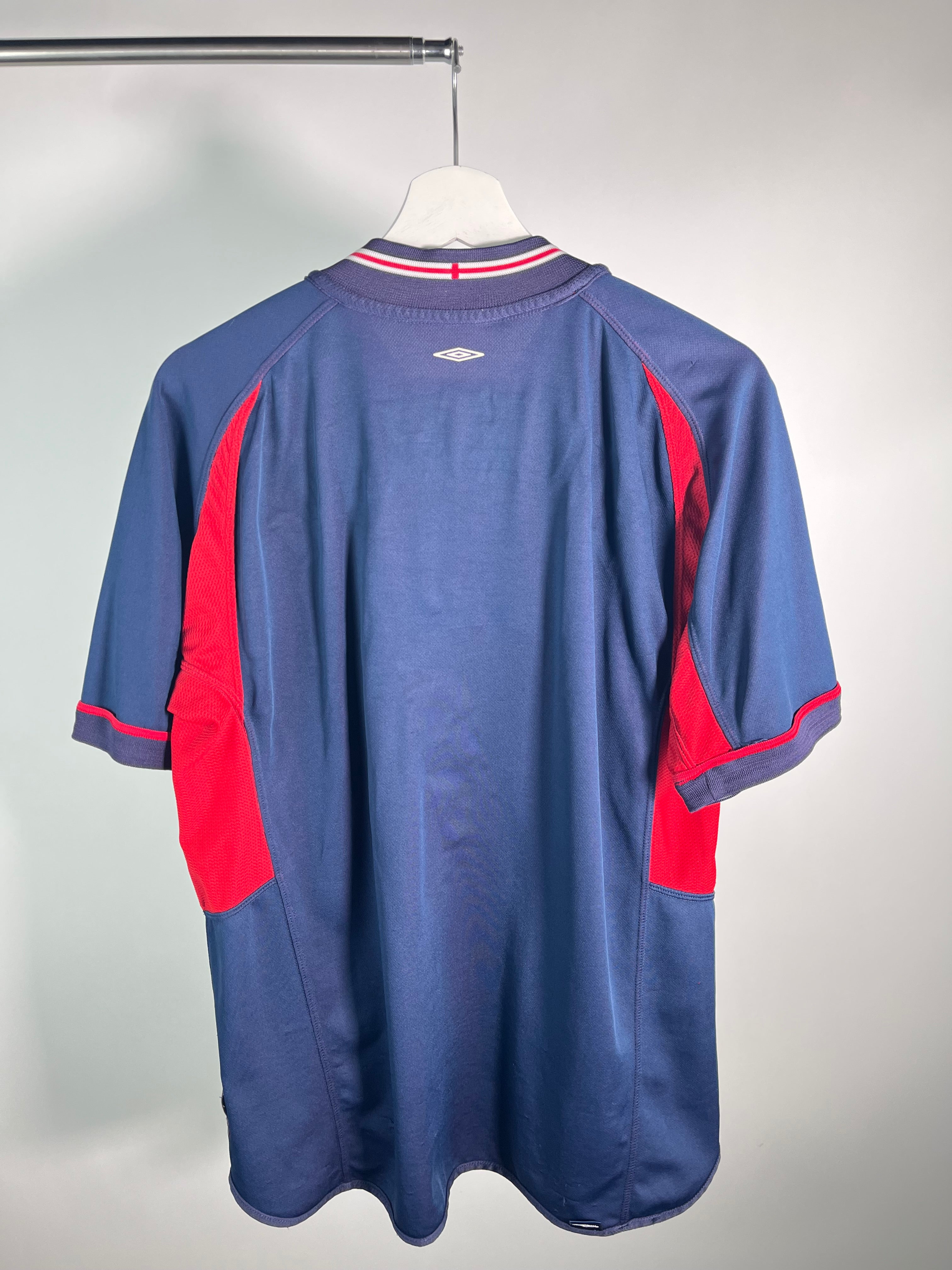 Jersey Inglaterra Visita 2004 2006 *Doble Vista* David Beckham (L)