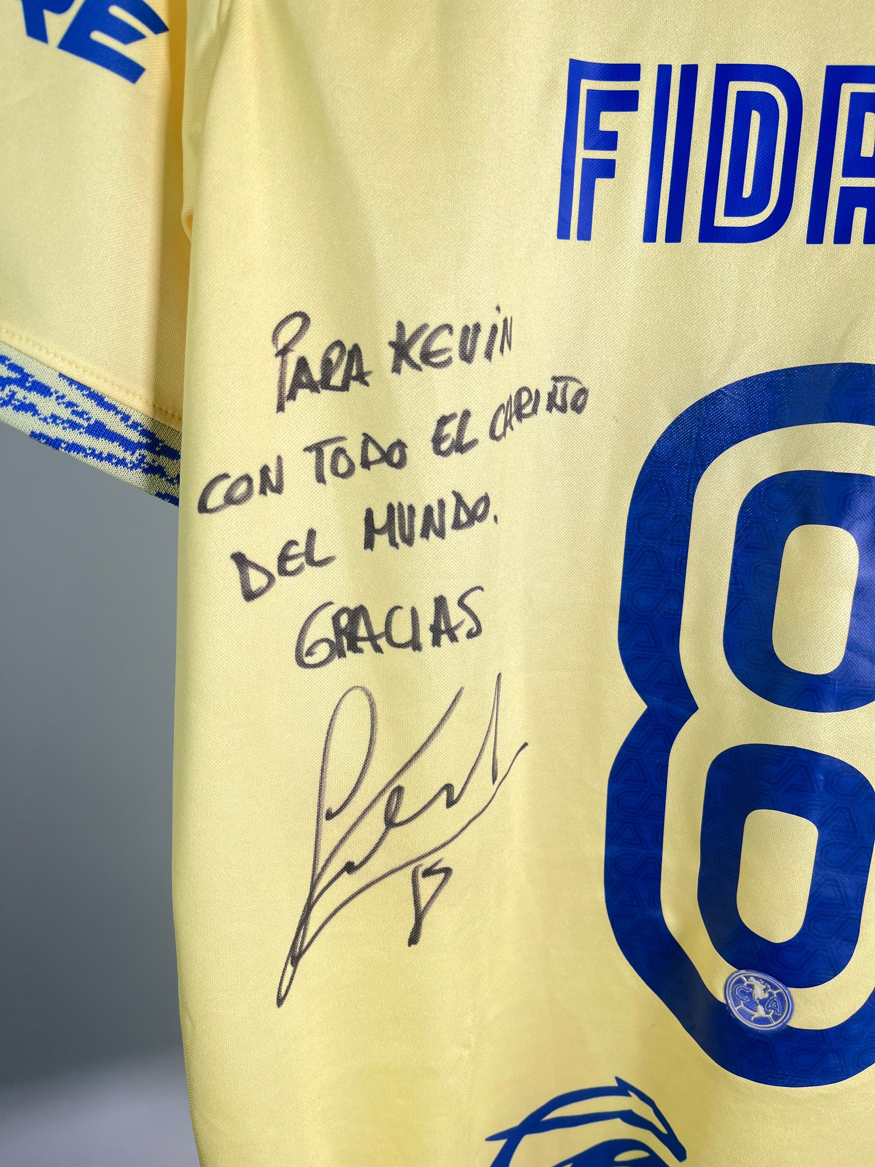 Jersey Club América Local 2022 2023 Autografiado Álvaro Fidalgo (L)
