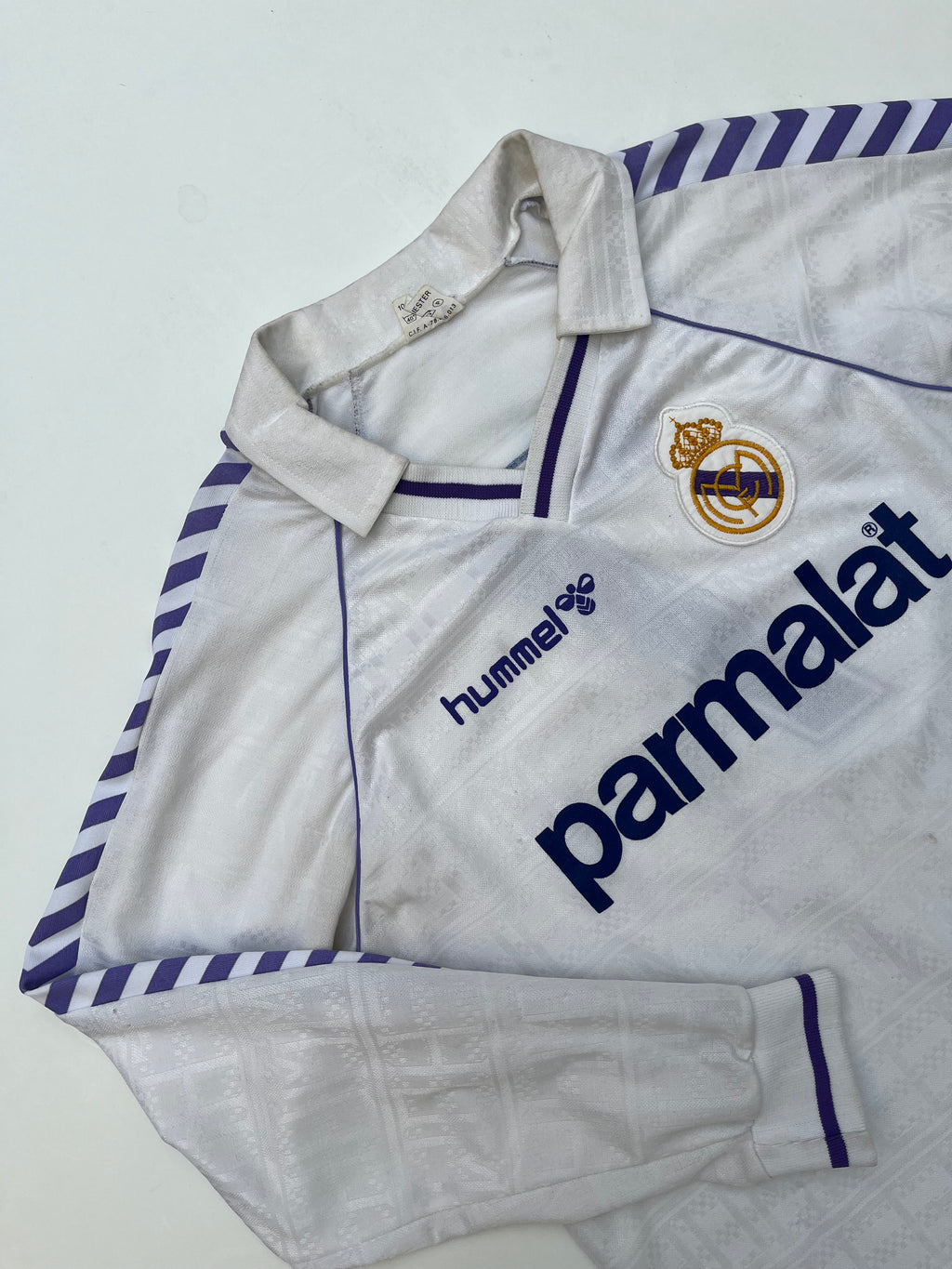 Jersey Real Madrid Local 1988 1989 Manga Larga Emilio Butragueño (L)