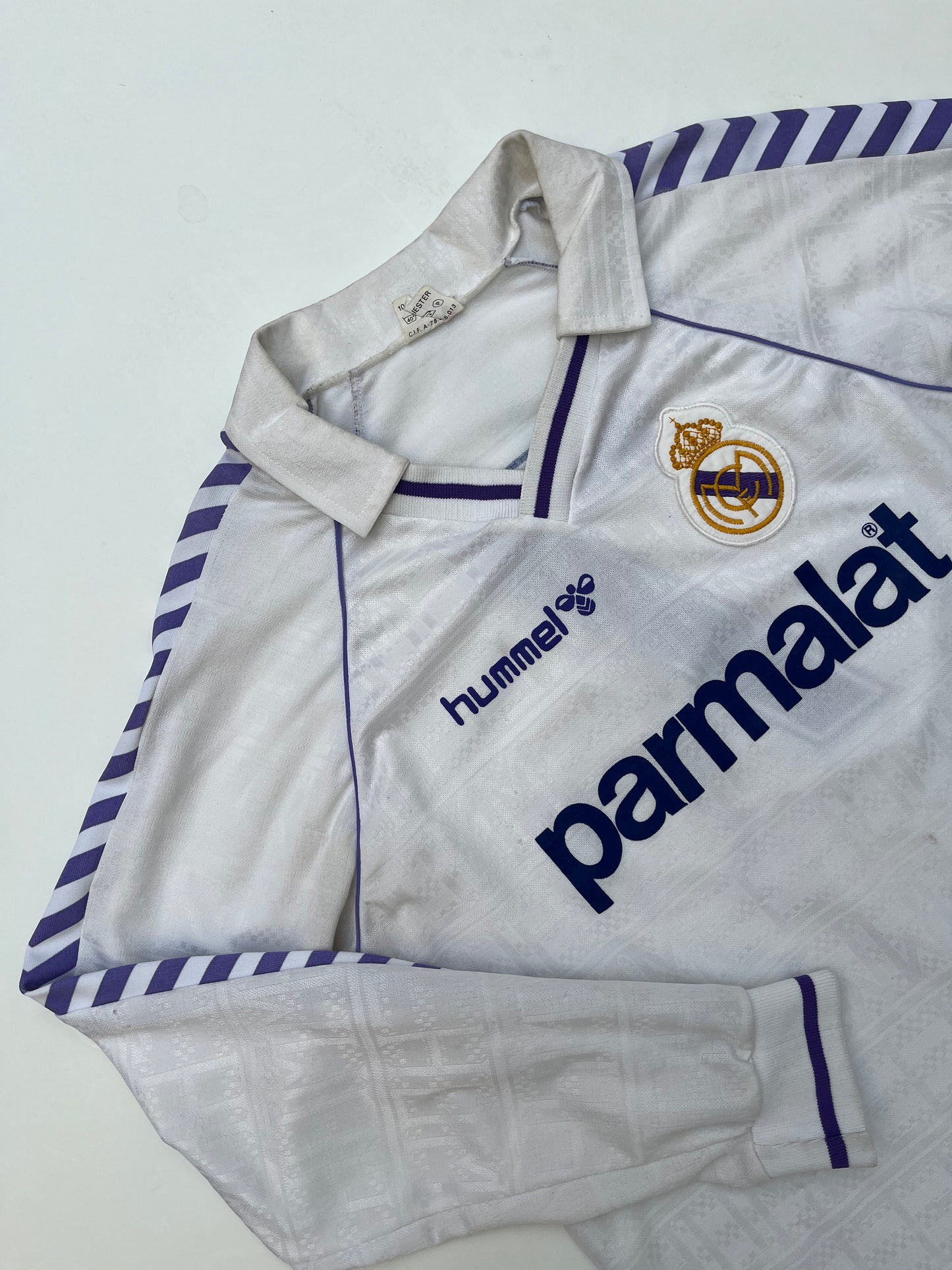 Jersey Real Madrid Local 1988 1989 Manga Larga Emilio Butragueño (L)