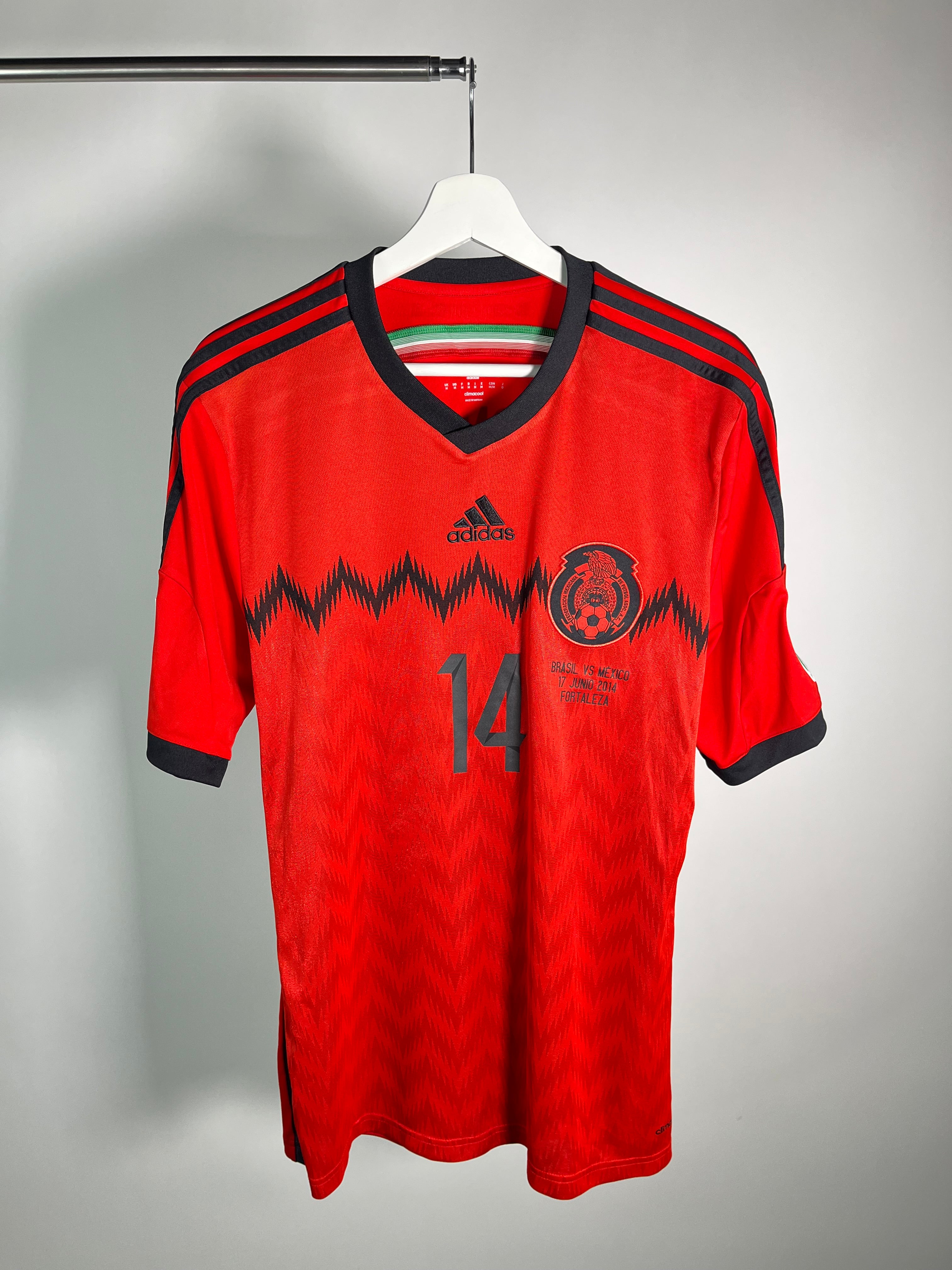 Jersey México Visita 2014 2015 *Match Detail vs Brasil* Javier Hernandez (M)
