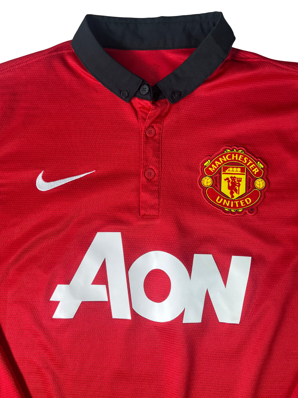 Jersey Manchester United Local 2013 2014 Manga Larga Javier "Chicharito" Hernández (M)