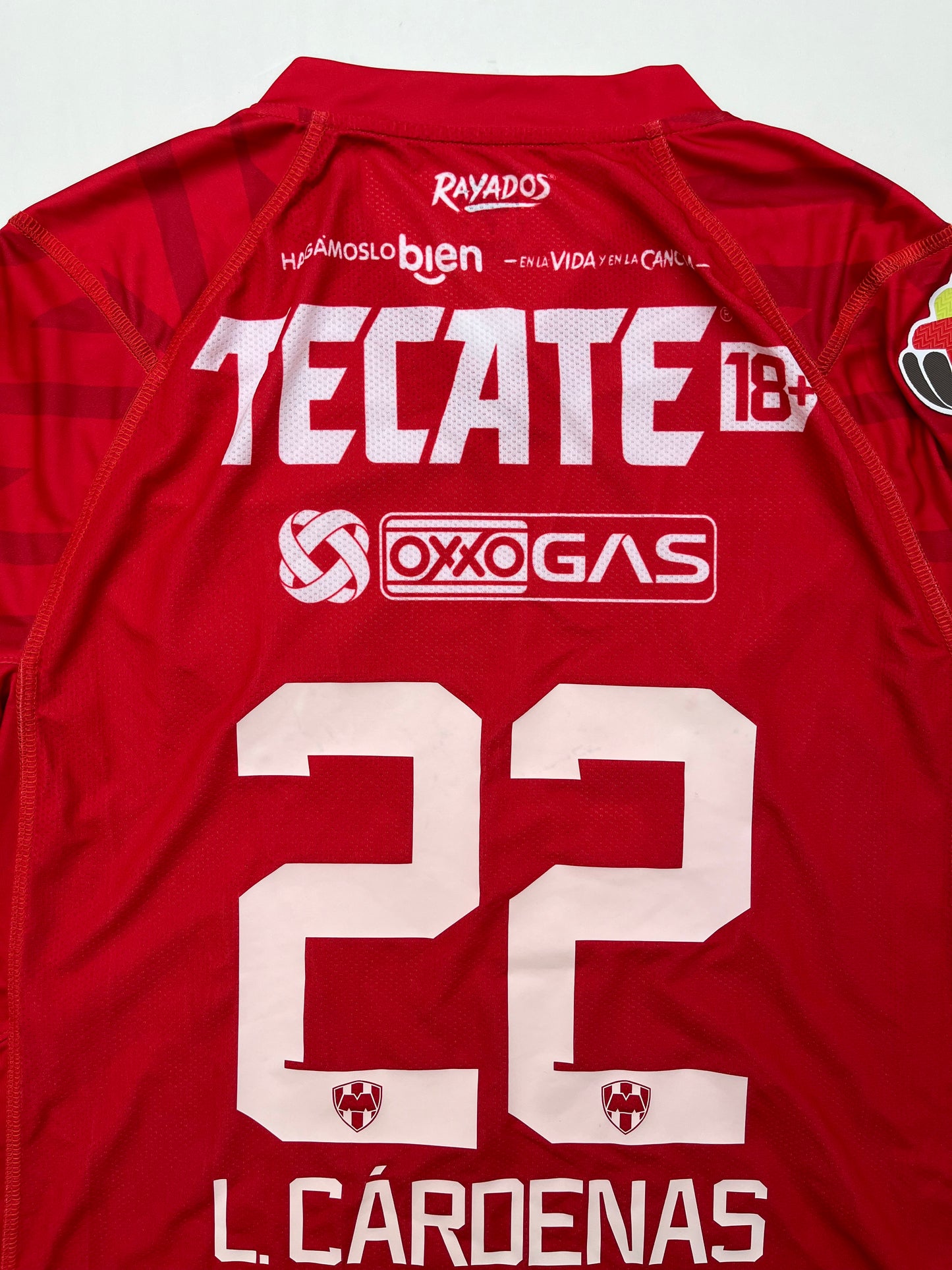Jersey Rayados Monterrey Portero 2023 2024 Match Worn Luis Cárdenas (L)