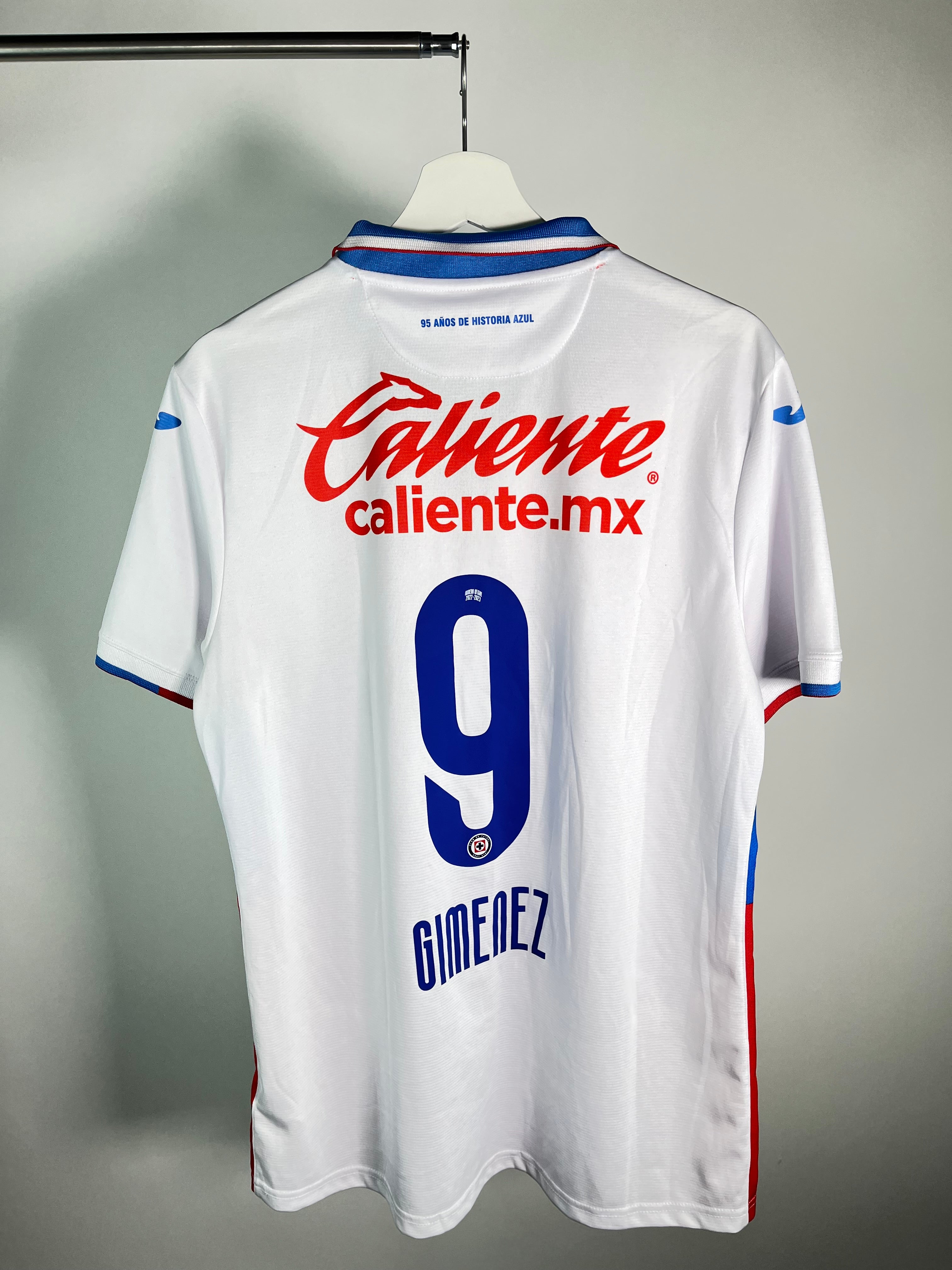 Jersey Cruz Azul Visita 2022 2023 Santiago Giménez (L)