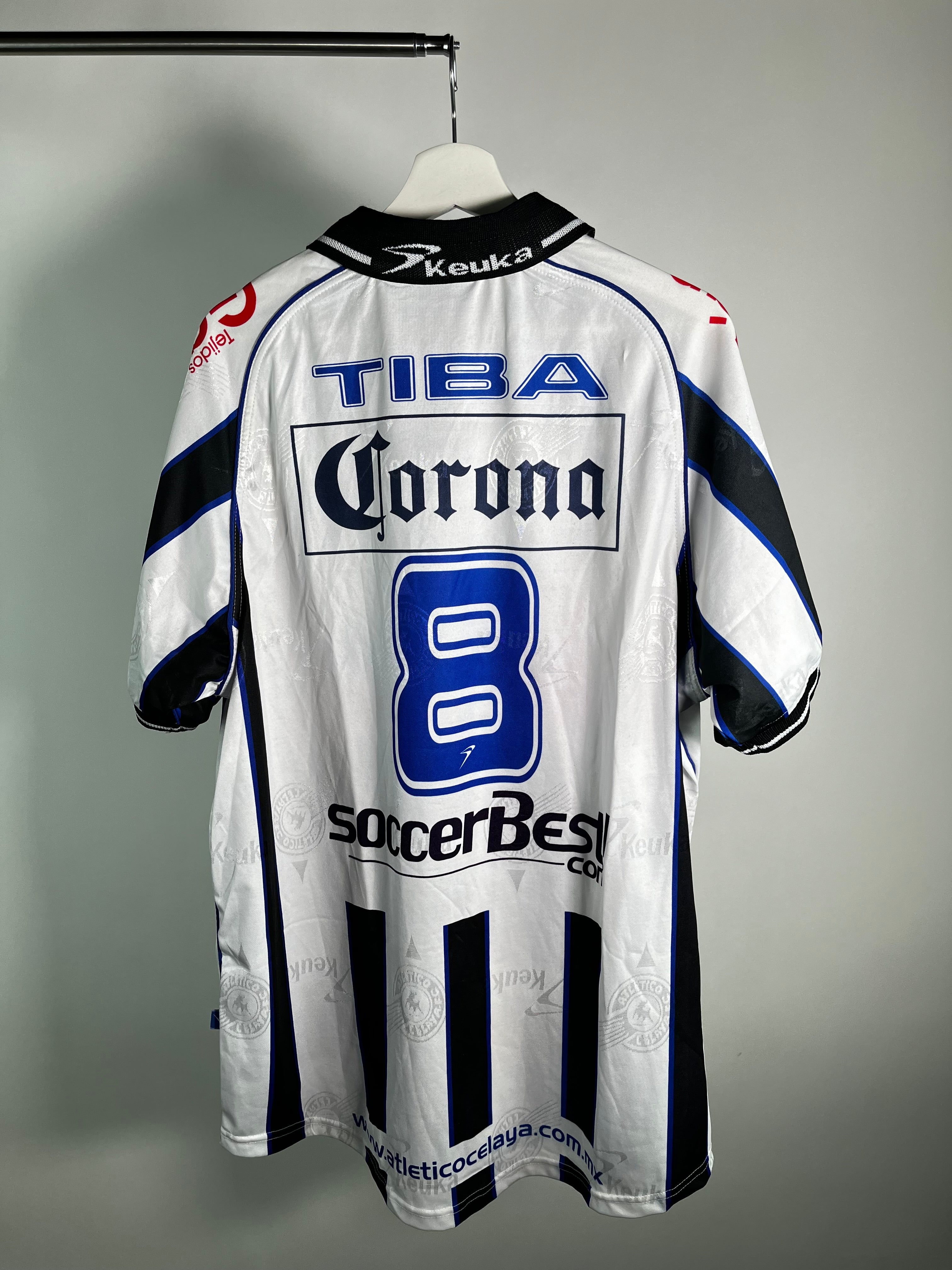 Jersey Atlético Celaya Visita 2000 2001 Tiba Utilería (L)